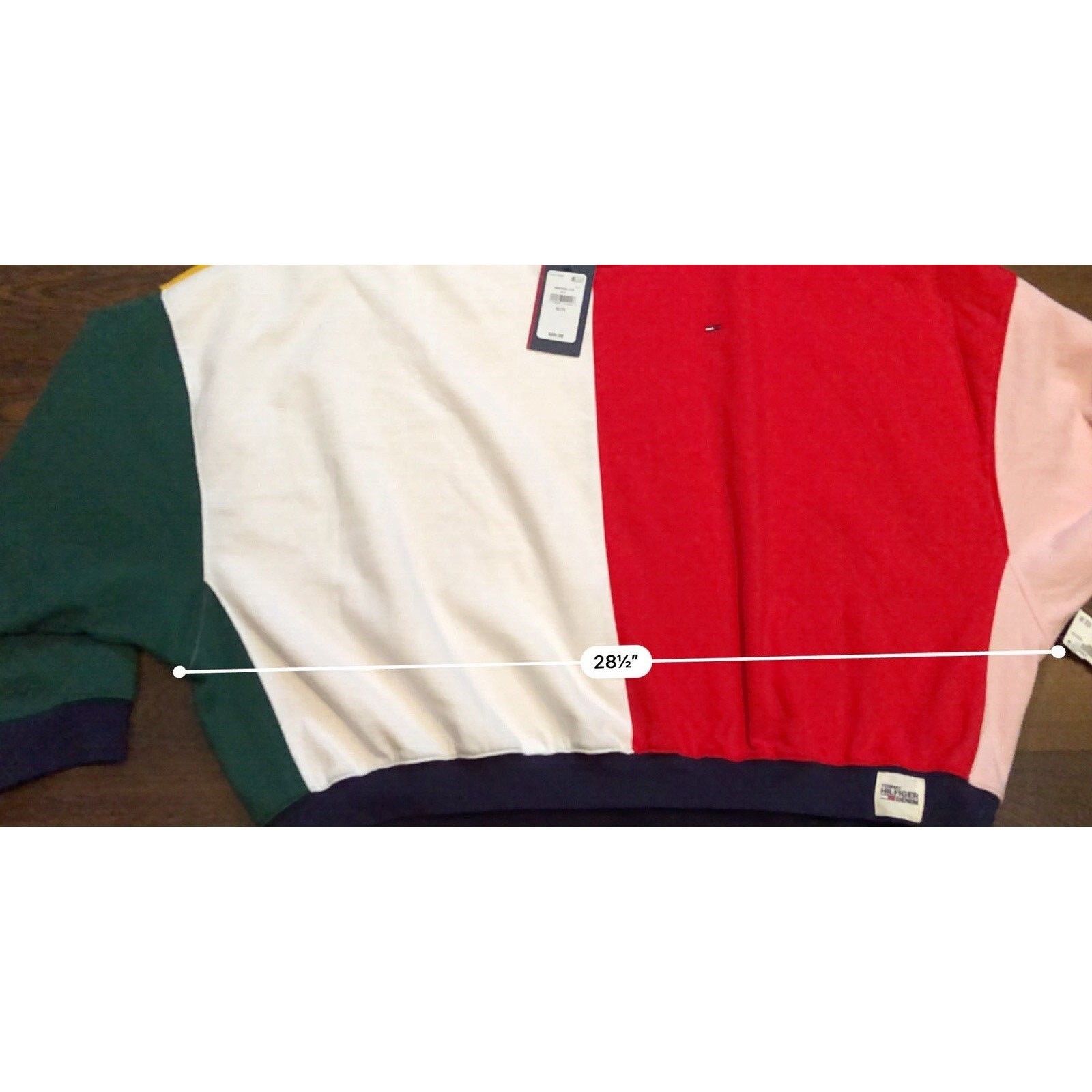 Tommy Hilfiger Tommy Hilfiger Wmns XL Cropped Crew Neck Sweater Oversized Size XL / US 12-14 / IT 48-50 - 13 Thumbnail