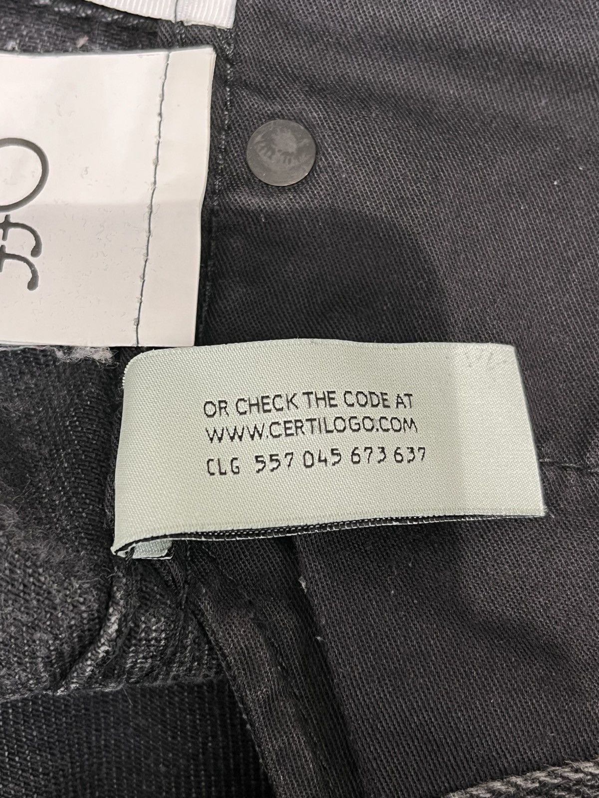 Off-White Off-White Denim Logo Jeans Black Size US 30 / EU 46 - 5 Thumbnail