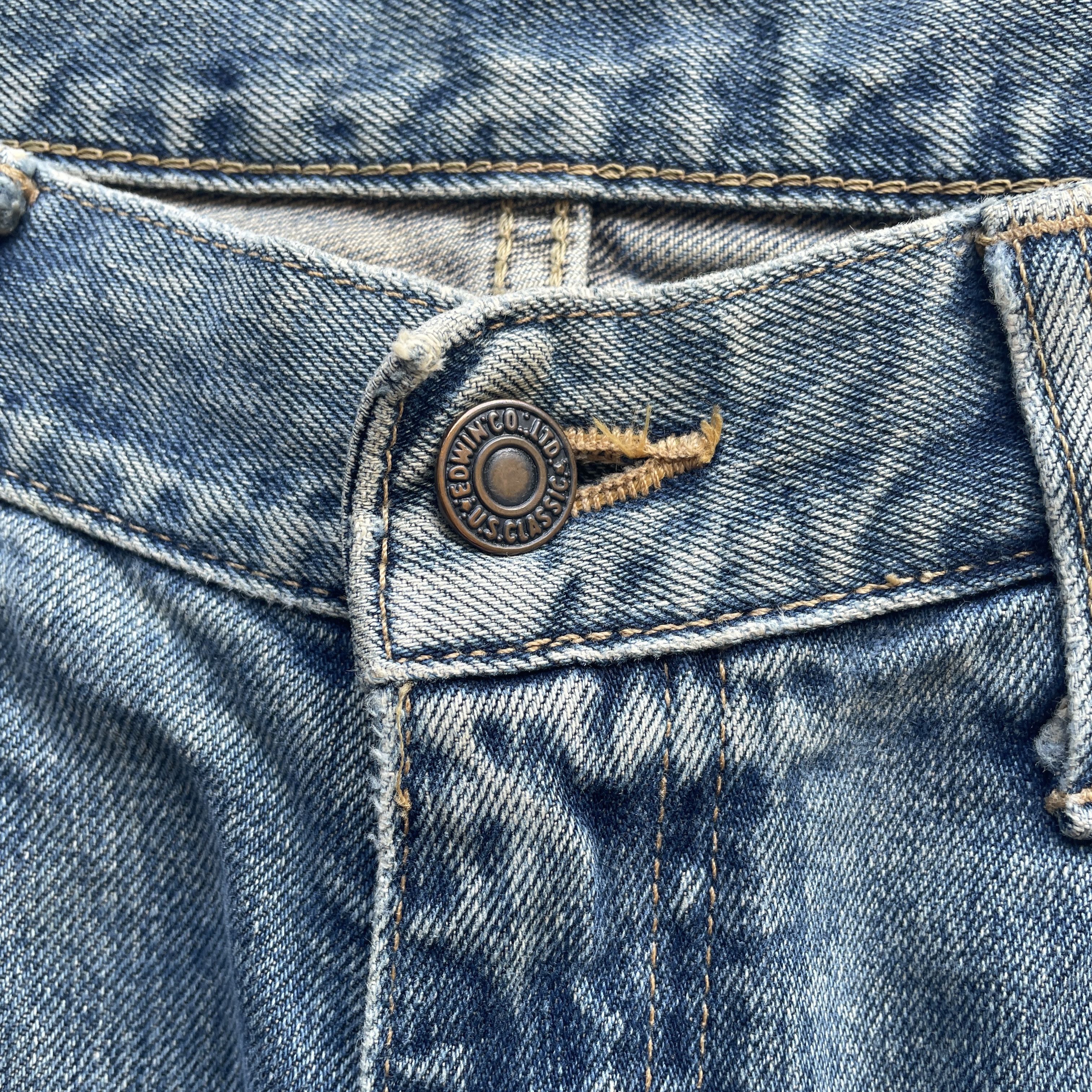 Edwin Vintage Edwin 604 Us Classic Faded Jeans Distressed Pants Size US 32 / EU 48 - 6 Thumbnail