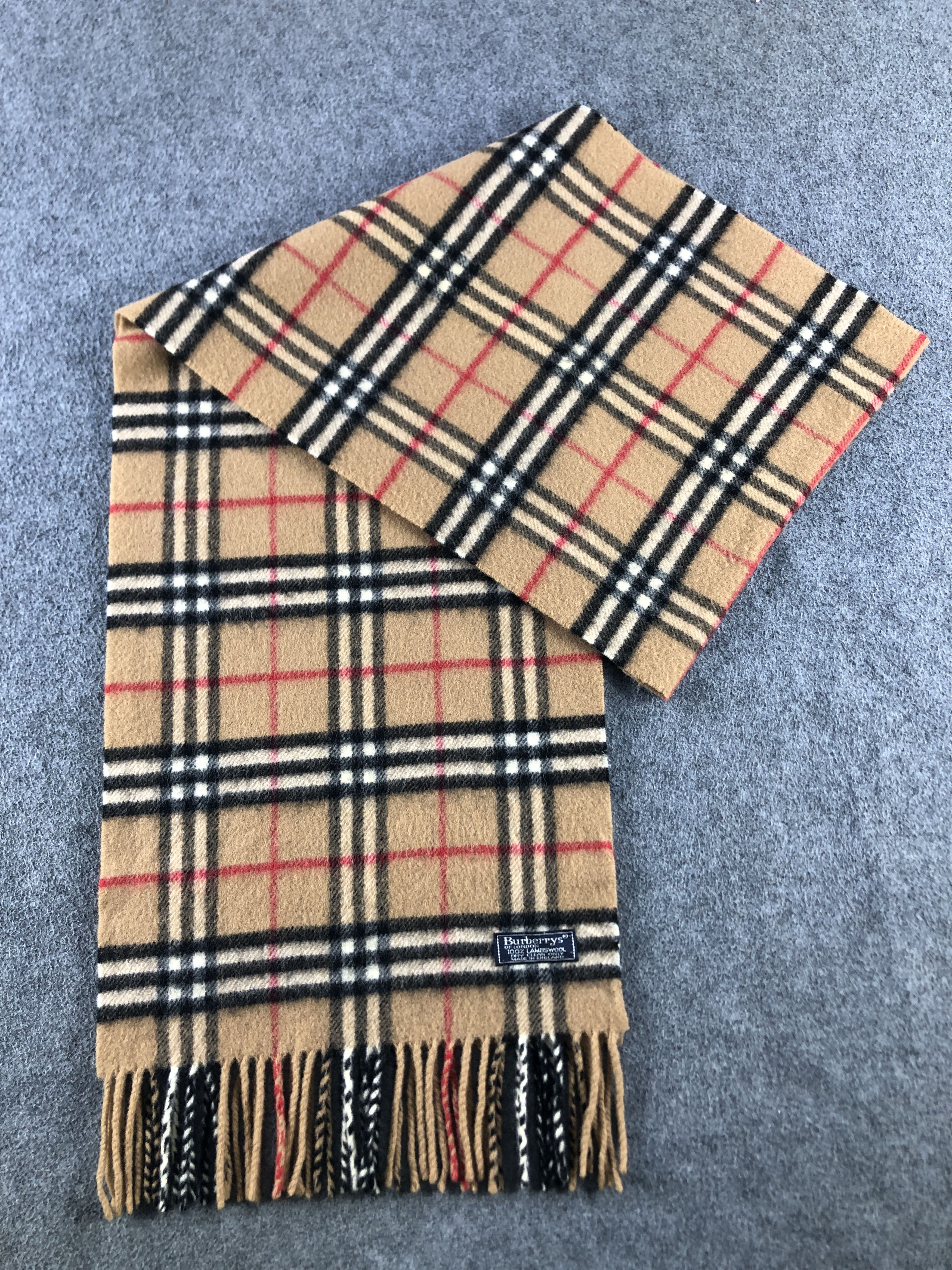 Burberry Burberry Wool Scarf / Muffler / Neckwear P773 Size ONE SIZE - 5 Thumbnail