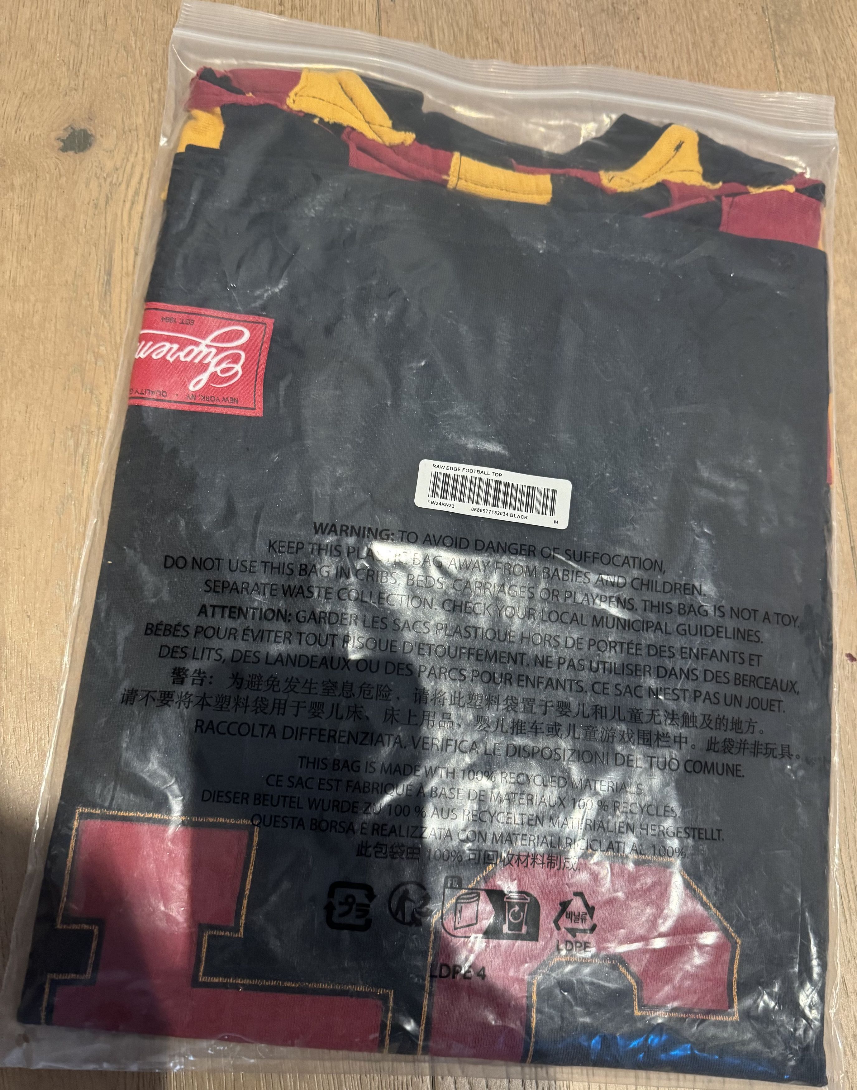 Supreme Supreme Patchwork Yoke Football Top Size US M / EU 48-50 / 2 - 5 Thumbnail