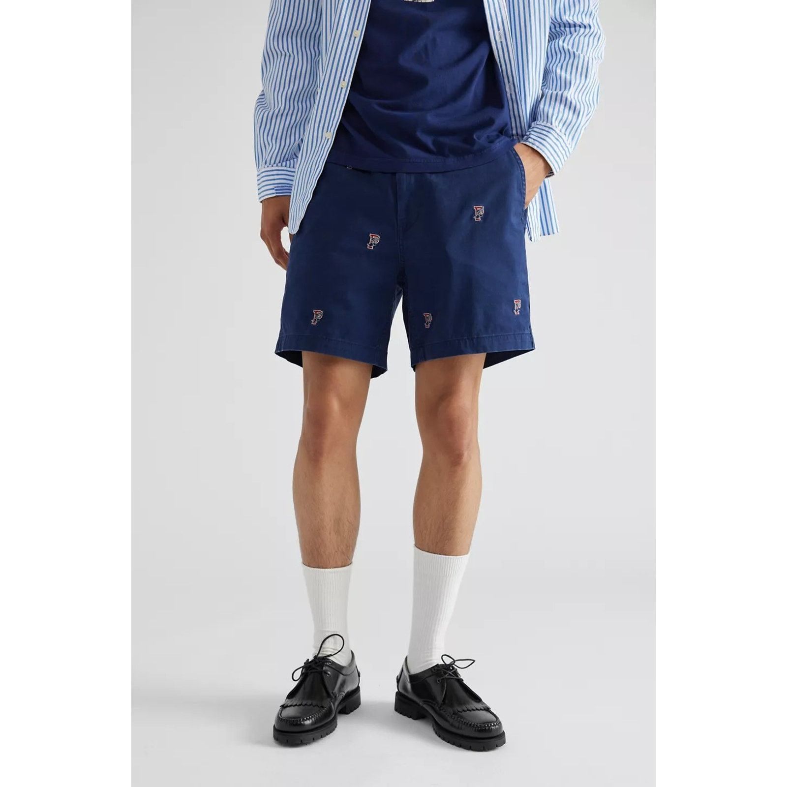Polo Ralph Lauren Polo Ralph Lauren Wing Prepster All Over Embroidered Shorts Size US 29 - 4 Thumbnail
