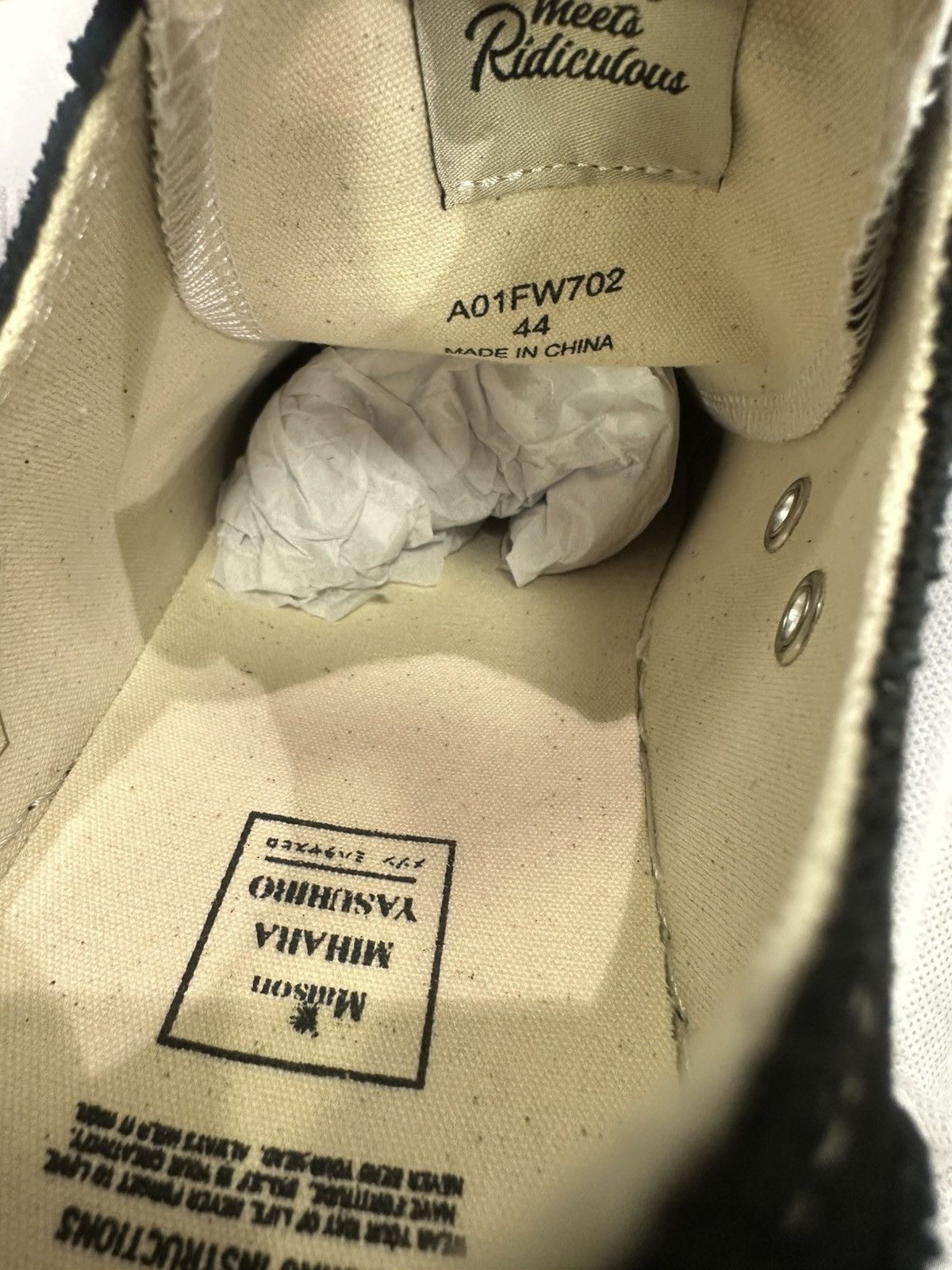 Maison MIHARA YASUHIRO MAISON MIHARA YASUHIRO - Peterson Low Black Sneakers Size US 11 / EU 44 - 6 Thumbnail