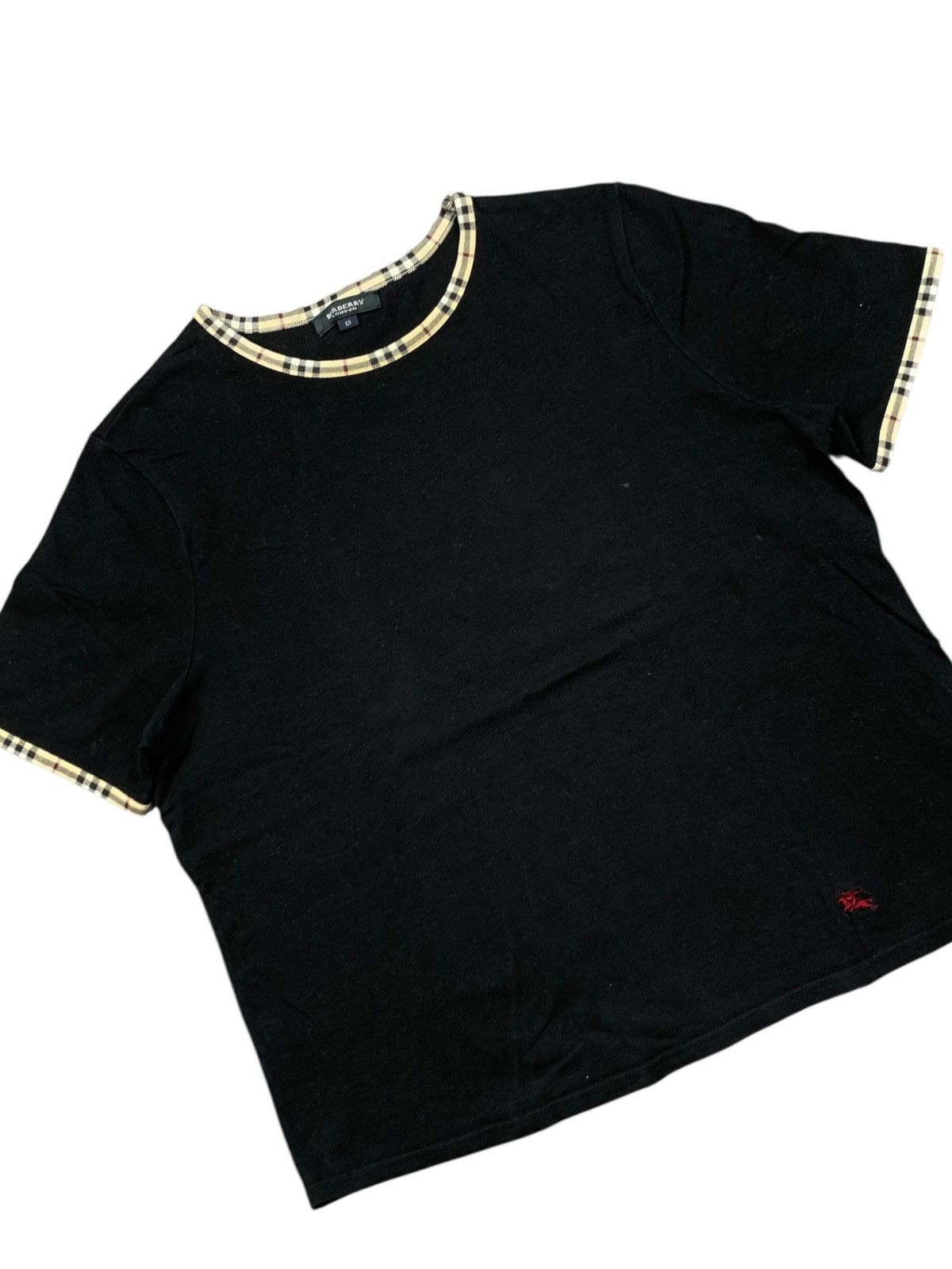 Burberry Y2k Burberry boxy tee novacheck collar Size US S / EU 44-46 / 1 - 3 Thumbnail