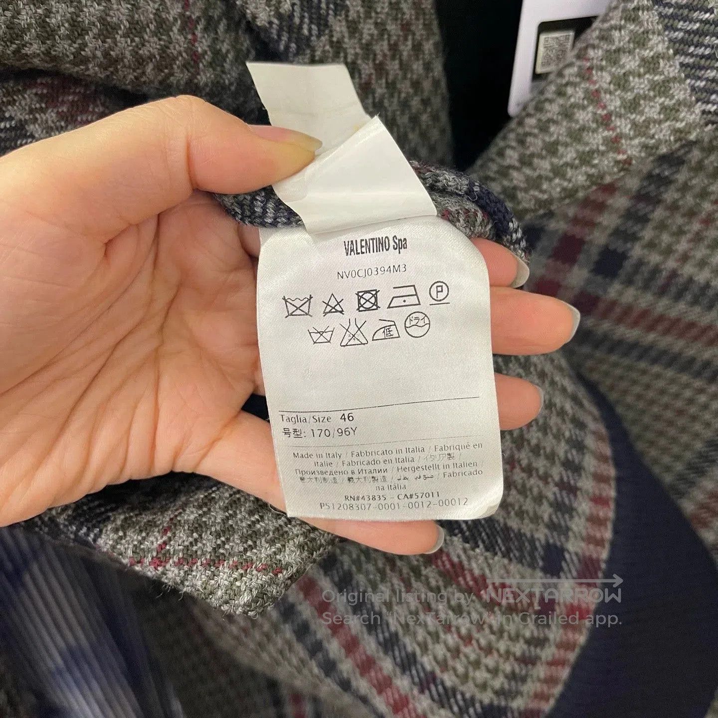 Valentino Valentino Runway Plaid Vintage Jacket. Size US S / EU 44-46 / 1 - 4 Thumbnail