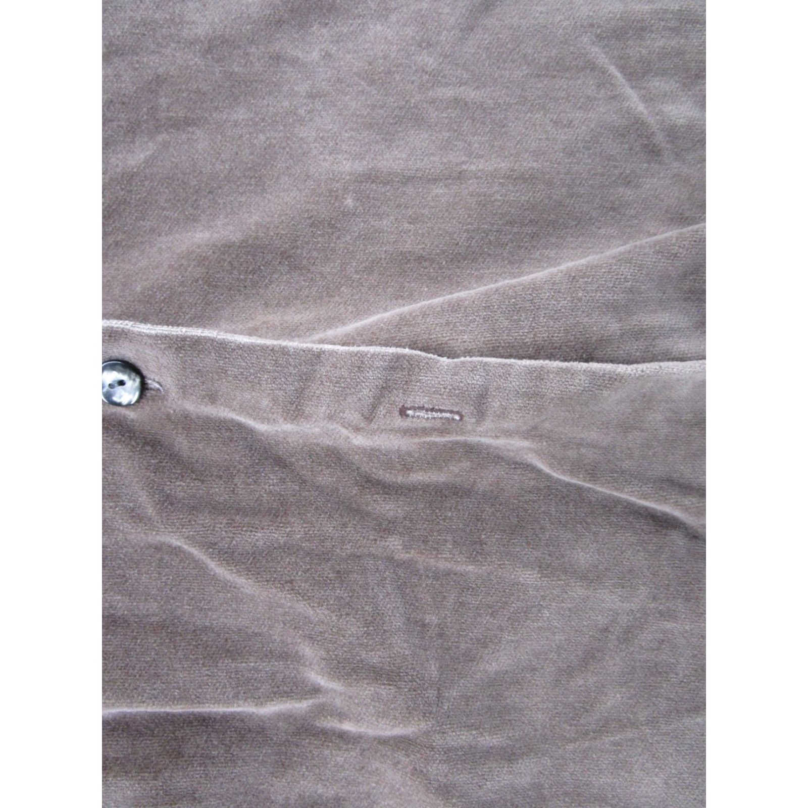 Vintage VINTAGE LL Bean Shirt Button-Up Velour Long Sleeve Brown 90s Retro 100% Cotton Women Size L Size L / US 10 / IT 46 - 4 Thumbnail