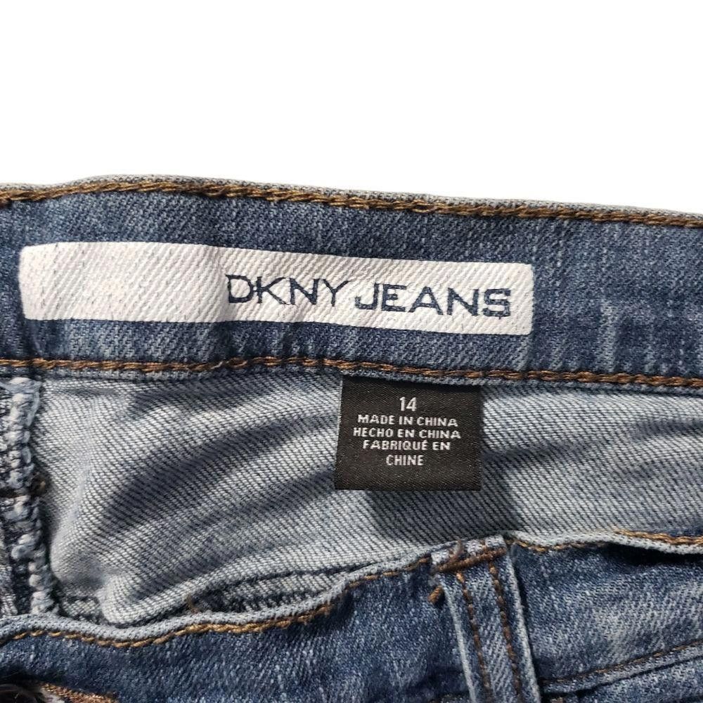 DKNY CT1105a DKNY Ladies Ludlow Knee High Jeans Size 14 Size 36" / US 14 / IT 50 - 4 Thumbnail