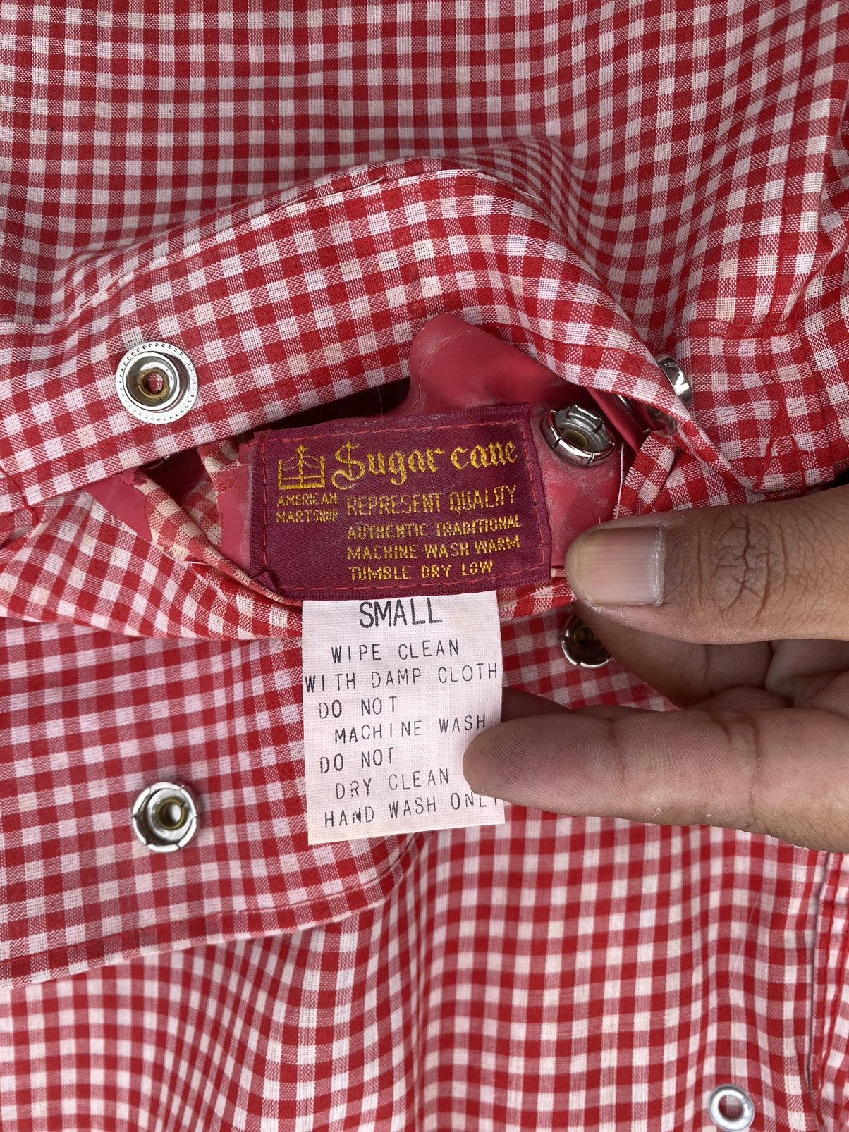 Sugar Cane Rare Vintage 90s Sugar Cane Checkered Jacket Size US M / EU 48-50 / 2 - 12 Thumbnail