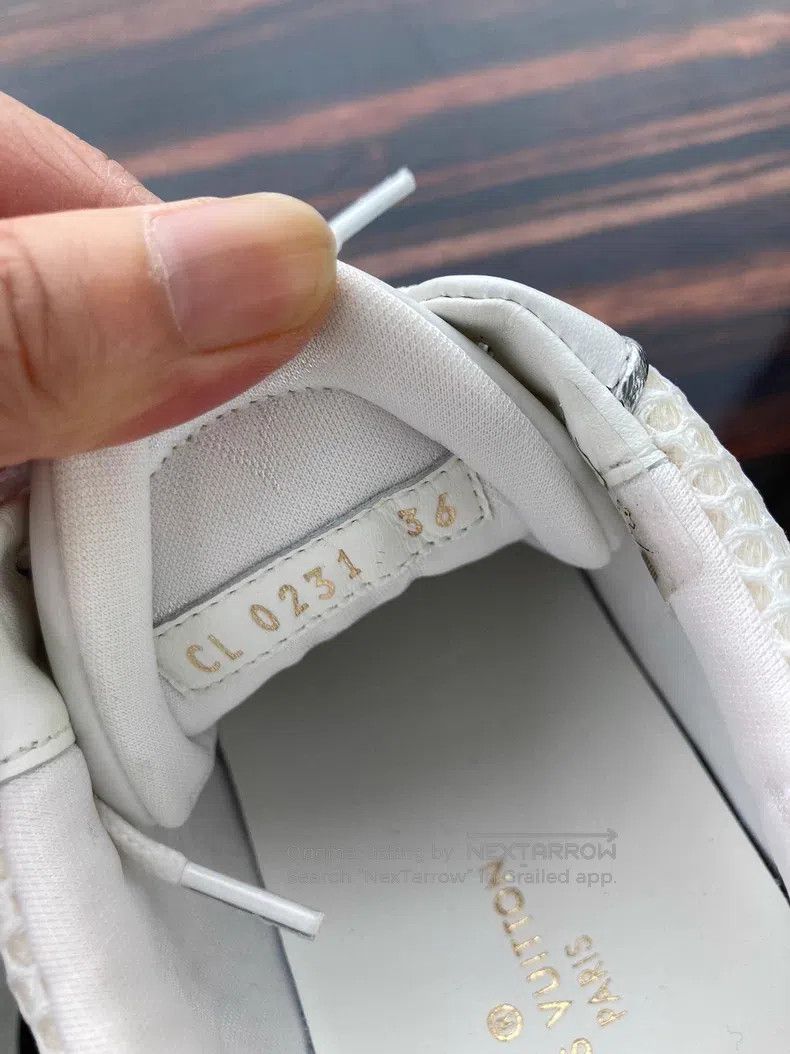 Louis Vuitton Louis Vuitton White Sneakers Size US 5.5 / IT 35.5 - 7 Thumbnail