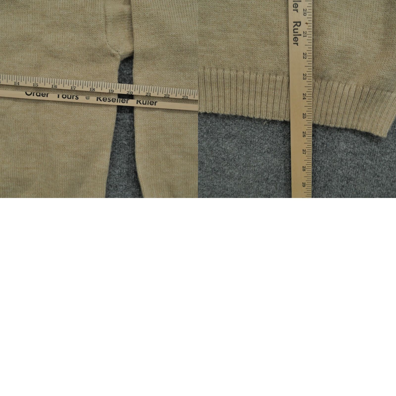 Vintage VINTAGE Alpaca Sweater Mens Medium Tan Brown Pullover V Neck Peru Size US M / EU 48-50 / 2 - 8 Thumbnail