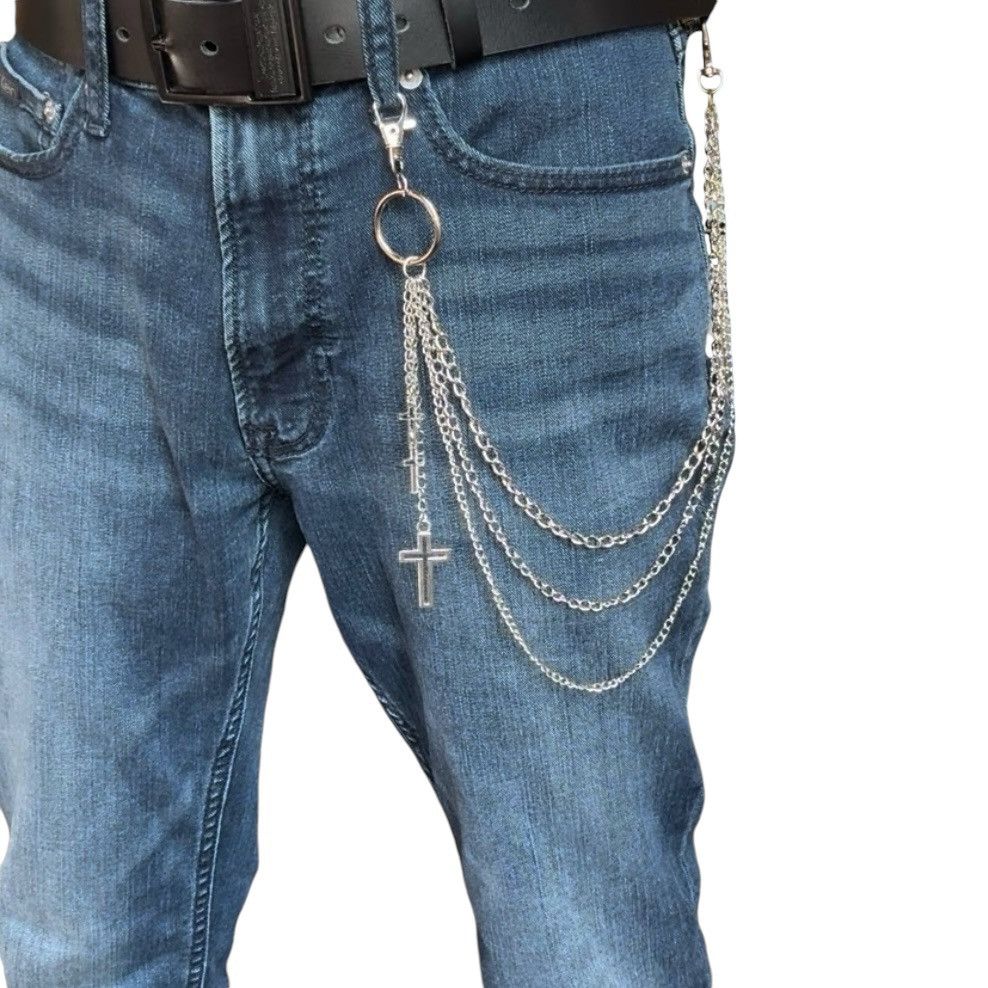 Other Cross Pants Chain for Men Women,Jeans Chain,Keys Chain Size ONE SIZE - 7 Thumbnail