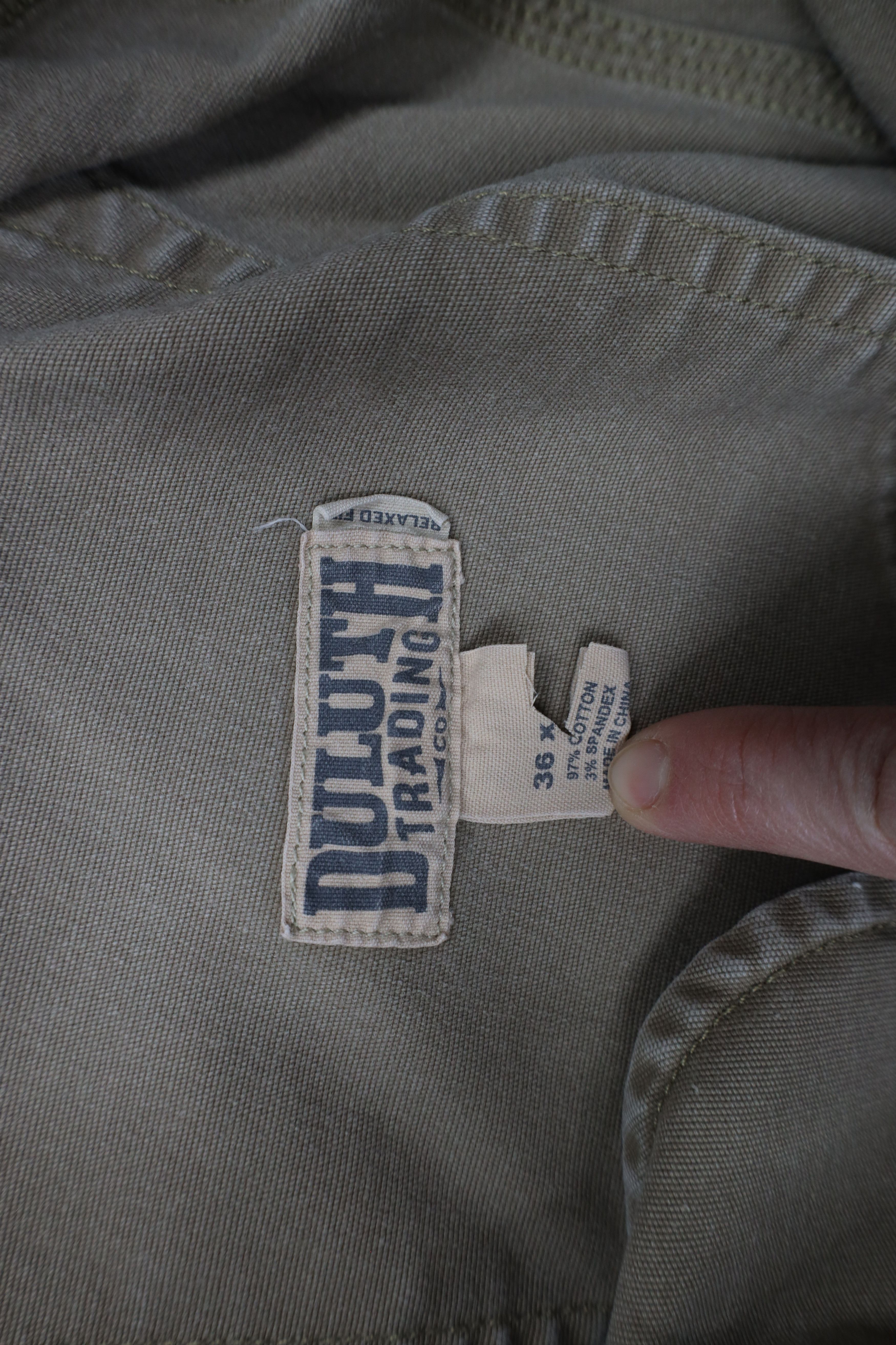 Duluth Trading Company × Vintage Duluth Trading Co Relaxed Fit Flex Firehose Canvas Pants Size US 36 / EU 52 - 10 Thumbnail