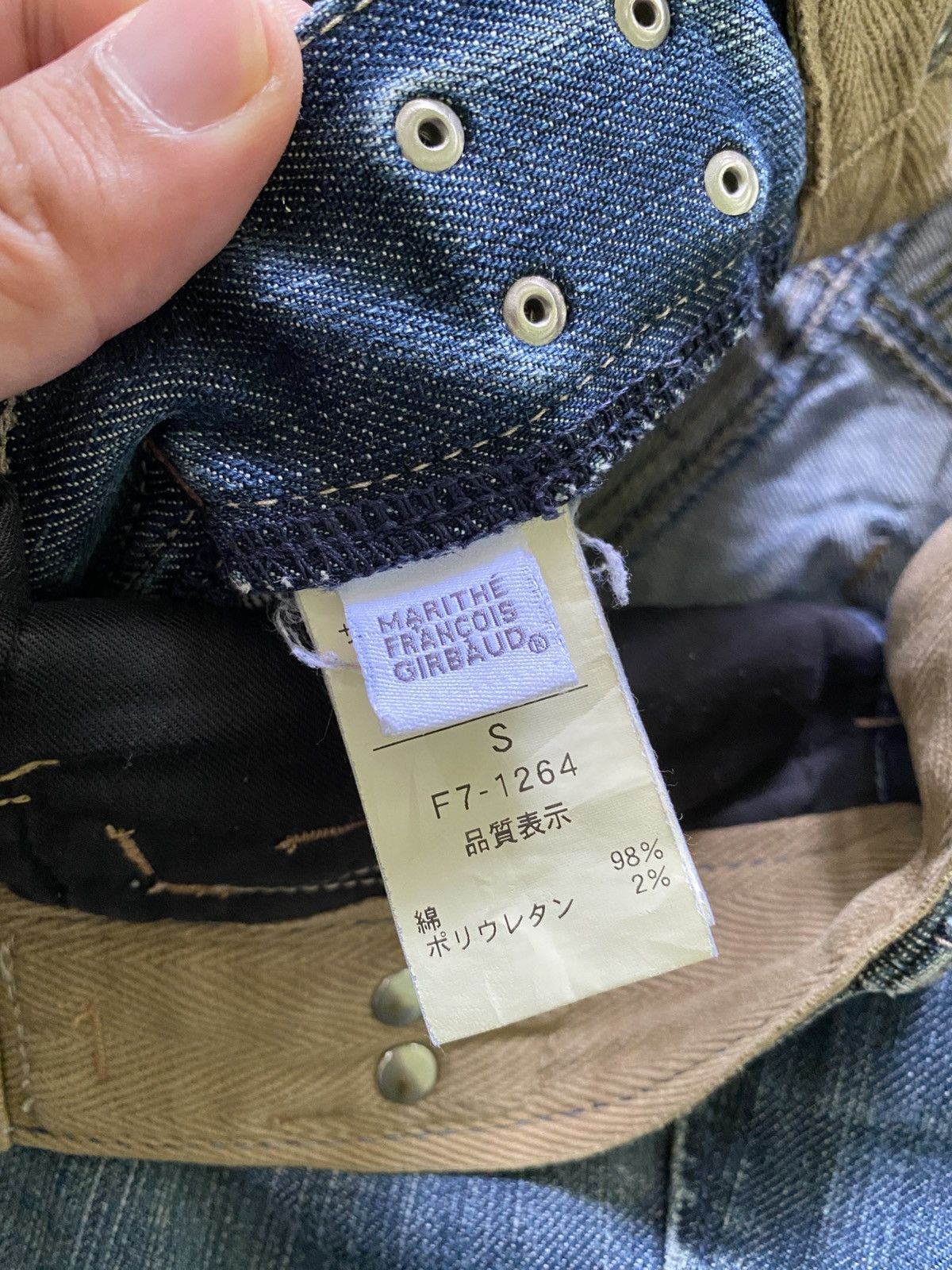 Designer × Marithe + Francois Girbaud Rare Marithe Francois Girbaud Lock Zipper Distressed Denim Size US 29 - 9 Thumbnail