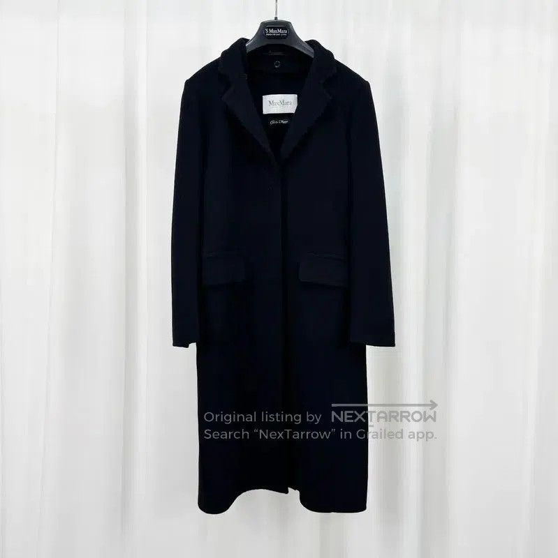 Max Mara MaxMara Black Wool Coat for Women . Size S / US 4 / IT 40 - 1 Thumbnail
