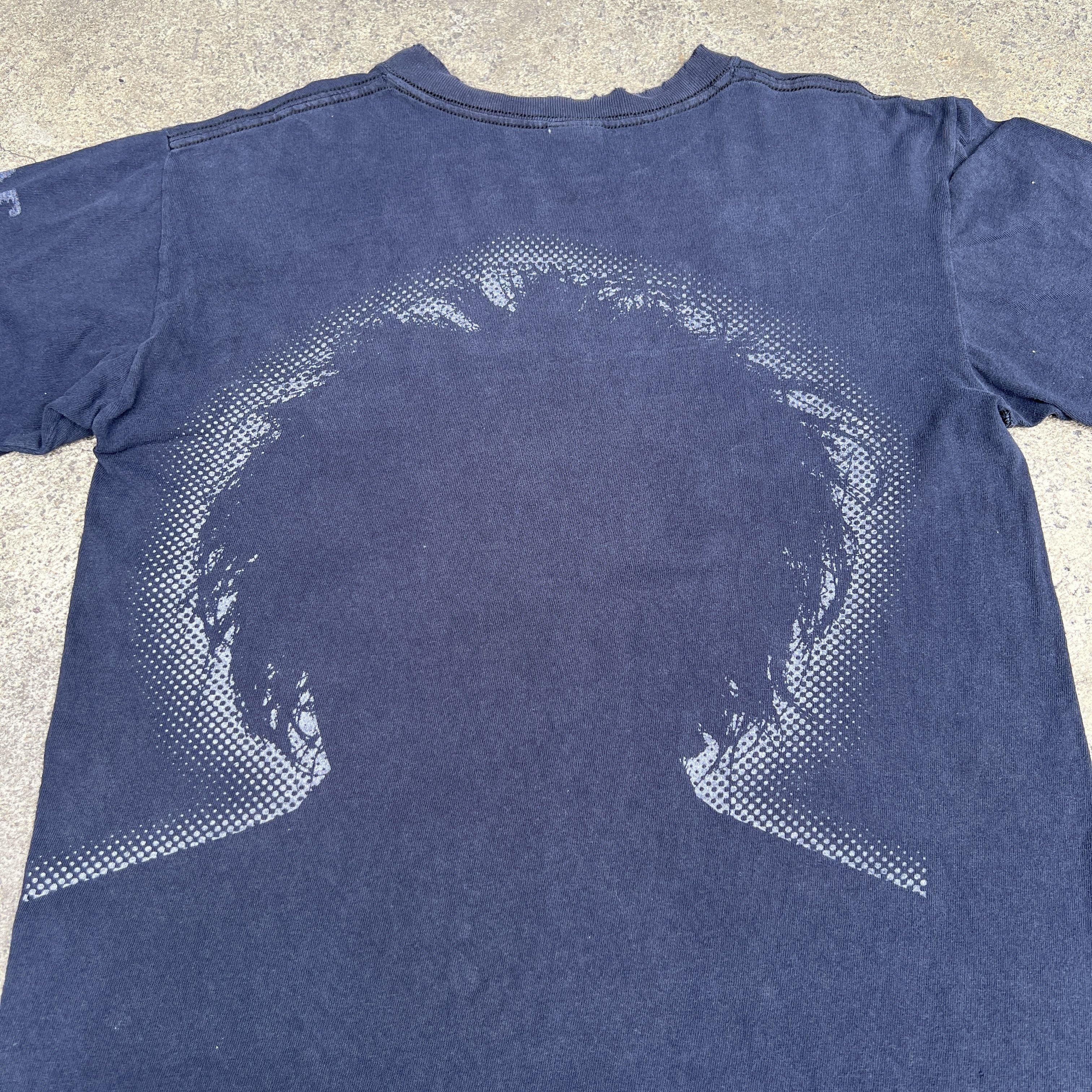 Band Tees Vintage Y2K The Cure Promo Tee Robert Smith faded Distressed Size US M / EU 48-50 / 2 - 12 Thumbnail