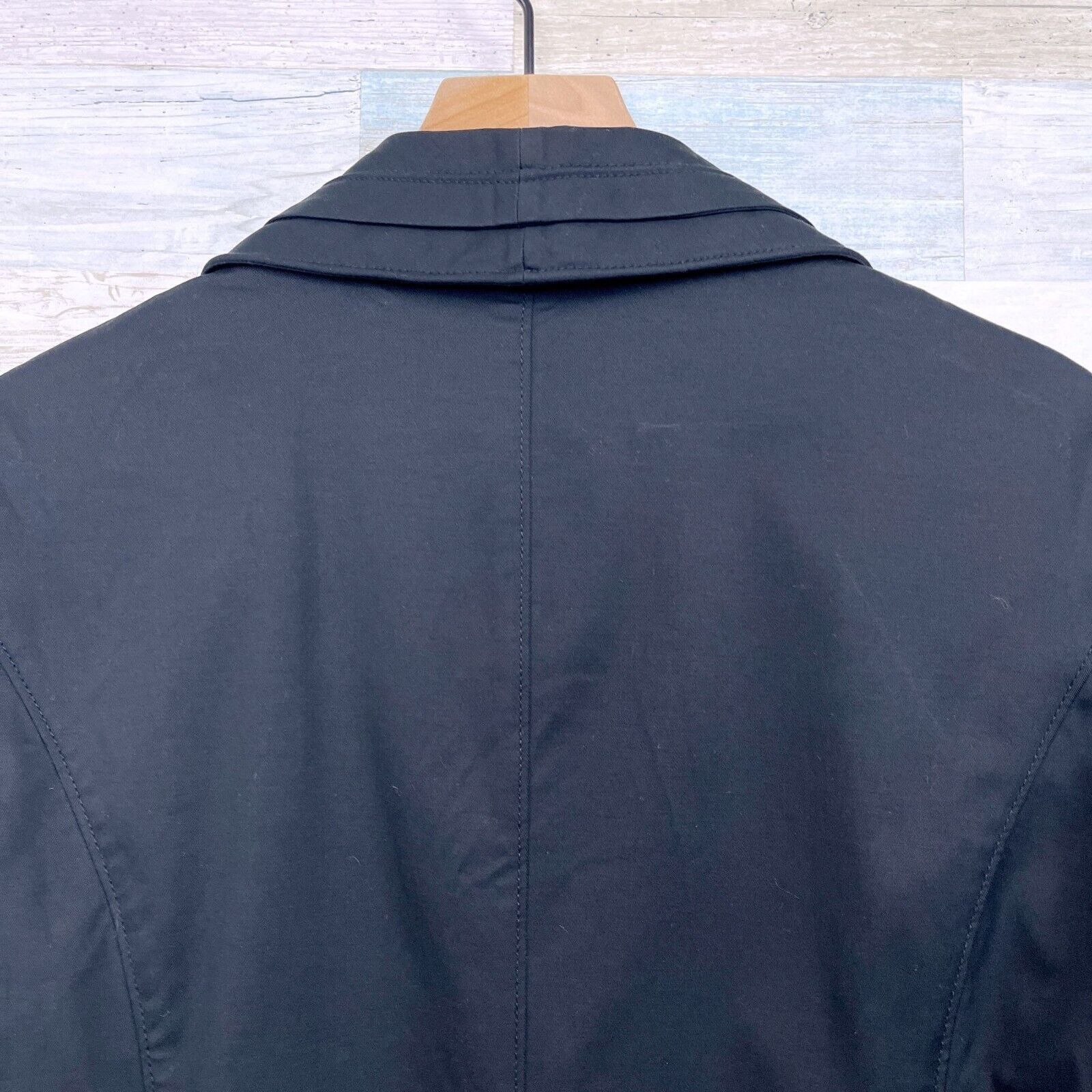Other WORTH Wide Collar Jacket Black V Neck Snap Button 14 Size XL / US 12-14 / IT 48-50 - 6 Thumbnail