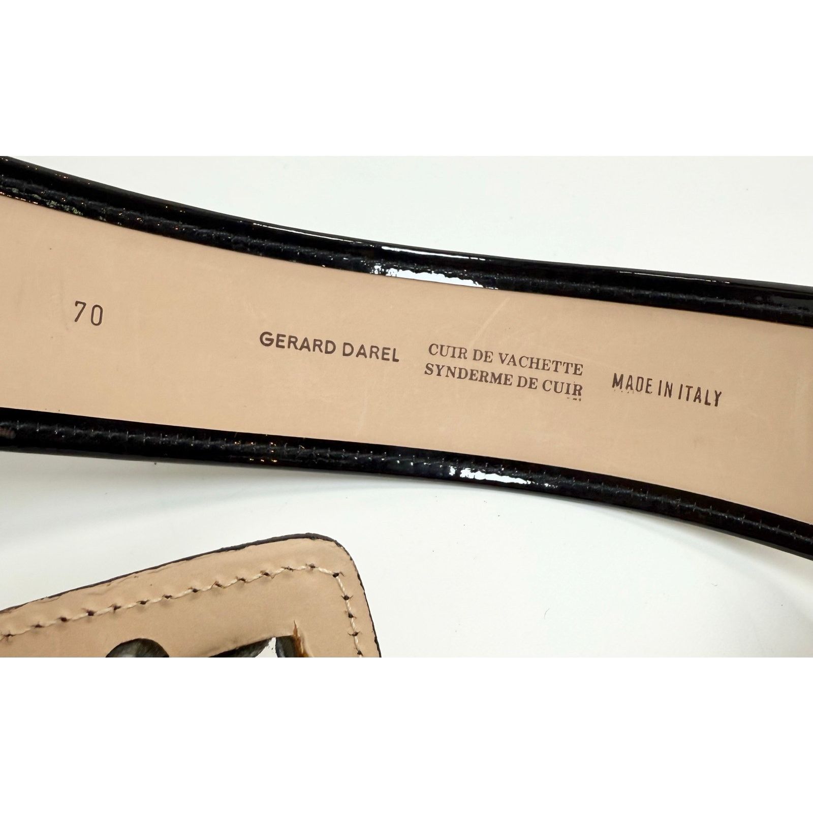 Designer Gerard Darel Leopard Pony Hair Belt $450 size S Size ONE SIZE - 4 Thumbnail