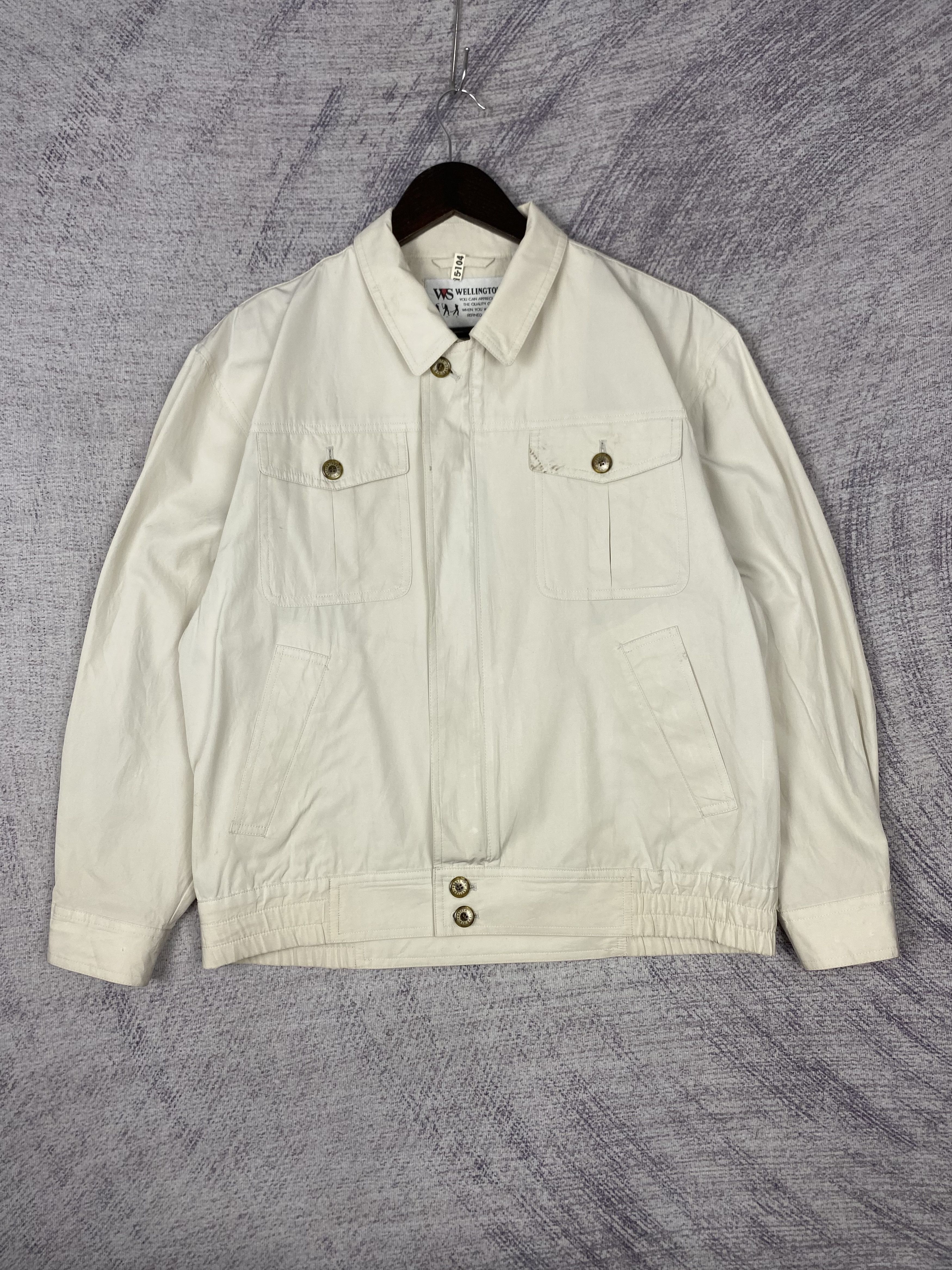 Japanese Brand Vintage Wellington Multi Pocket Light Jacket Size US M / EU 48-50 / 2 - 1 Thumbnail