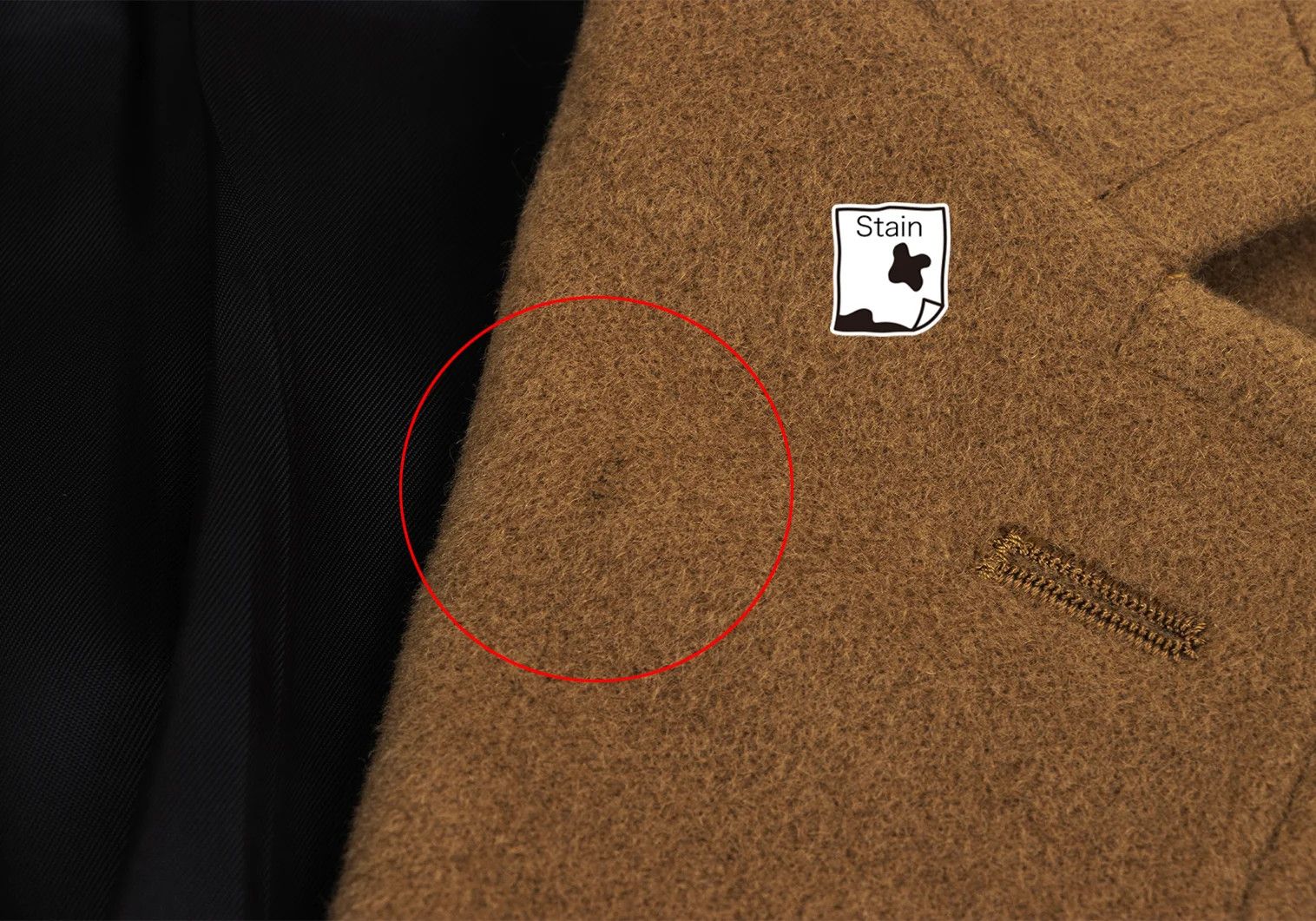 Jean Paul Gaultier Wool Melton Chester Coat in Camel, Size 48 Size US M / EU 48-50 / 2 - 3 Thumbnail