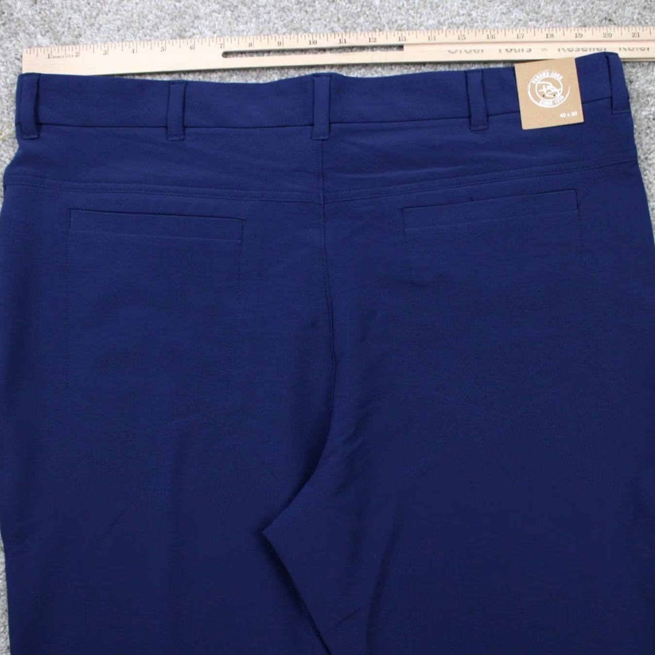 Panama Jack Panama Jack Pants Mens 40x30 Blue NWT 4 Way Stretch Polyester Spandex Flat Front Dress Pants Regular Size Type: Regular Size US 40 / EU 56 - 7 Thumbnail