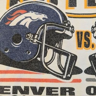 NFL Vintage 2002 Monday Night Football Denver Broncos vs Oakland Size US XXL / EU 58 / 5 - 4 Thumbnail
