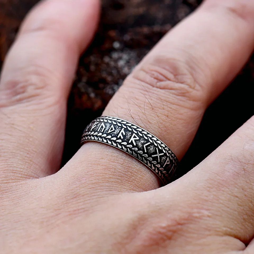 Japanese Brand × Jewelry × Vintage Vintage Viking Rune Ring Size ONE SIZE - 5 Thumbnail
