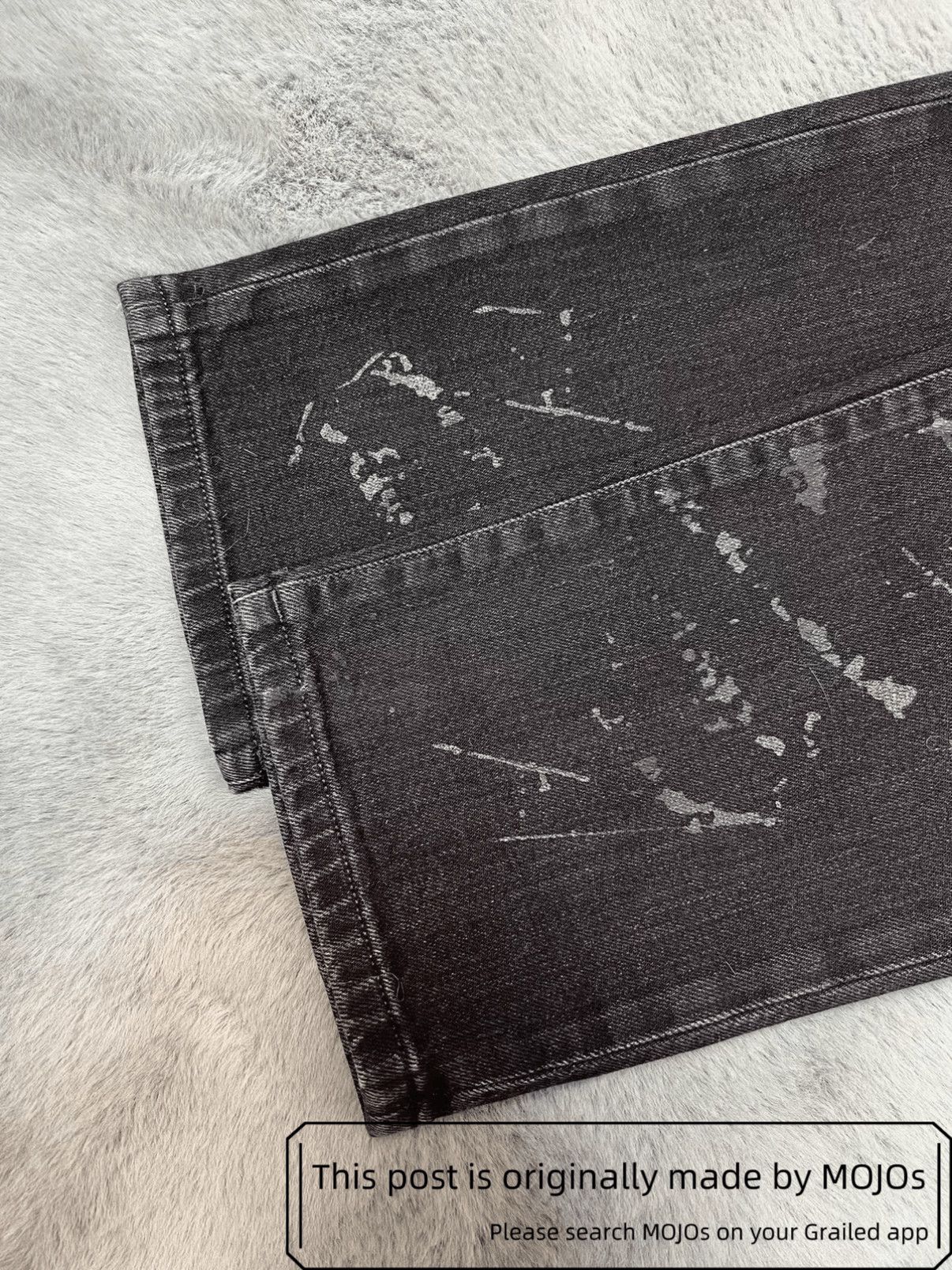 Saint Laurent Paris Sz 32 Saint Laurent Paris 17AW Wax Splash Denim mojos2302 Size US 32 / EU 48 - 7 Thumbnail