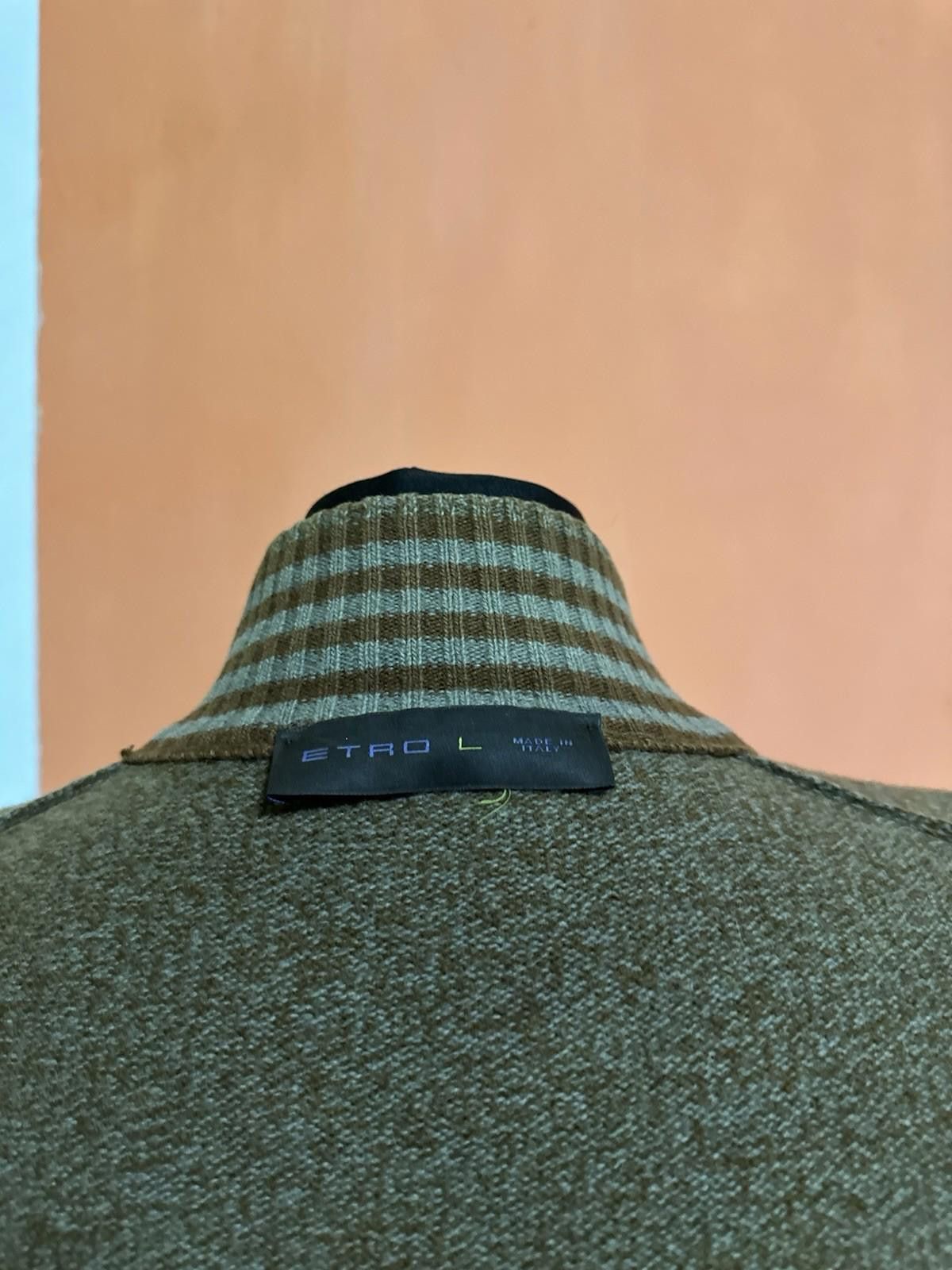 Etro Etro Sweater Men's size L Wool Cashmere Extrafine 1/4 Zip Size US L / EU 52-54 / 3 - 8 Thumbnail