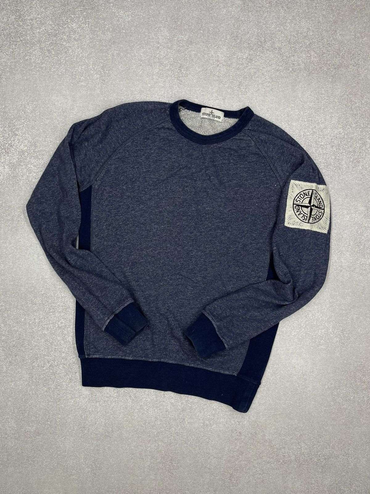 Stone Island Vintage Stone Island Big Logo Embroidered Sweatshirt Y2K Ice Size US S / EU 44-46 / 1 - 1 Thumbnail