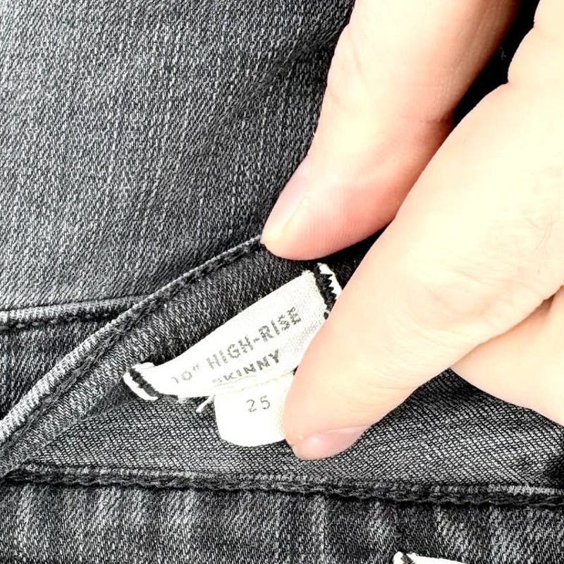 Madewell Madewell 10” High Rise Skinny Jeans Cotton Ankle Crop Sz 25 Size 25" / US 0 / IT 36 - 4 Thumbnail