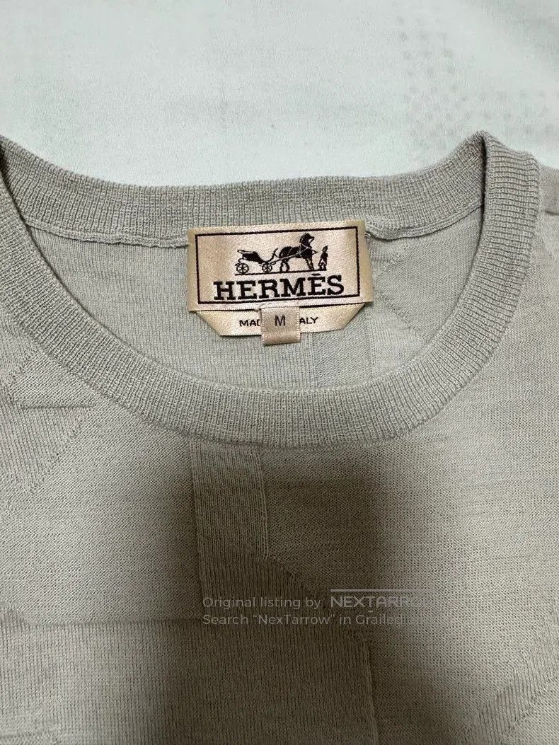 Hermes Hermes Short Sleeve Knit Top. Size US M / EU 48-50 / 2 - 6 Thumbnail