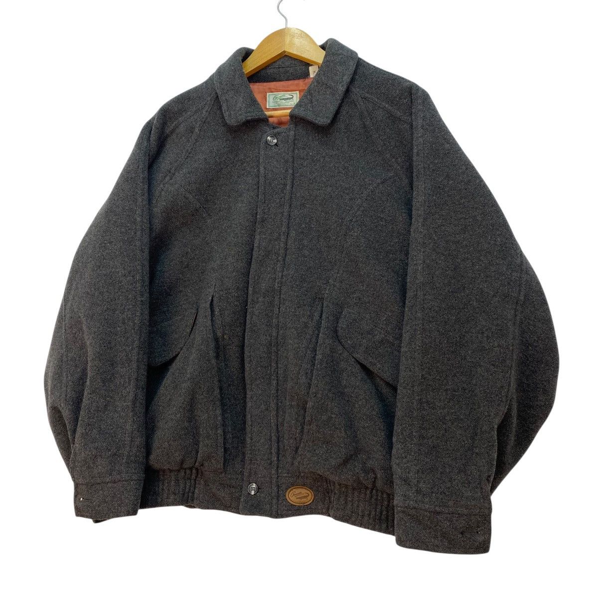 Lacoste 💥Vintage Crocodile Bomber Wool Jacket Design Akira Hamada Size US L / EU 52-54 / 3 - 2 Thumbnail