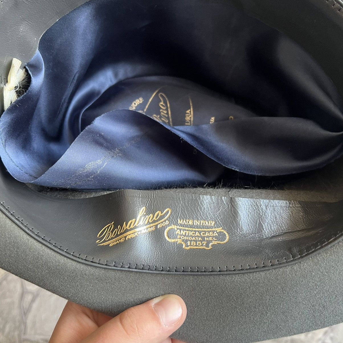 Borsalino Vintage Borsalino Fedora Hats Size ONE SIZE - 7 Thumbnail