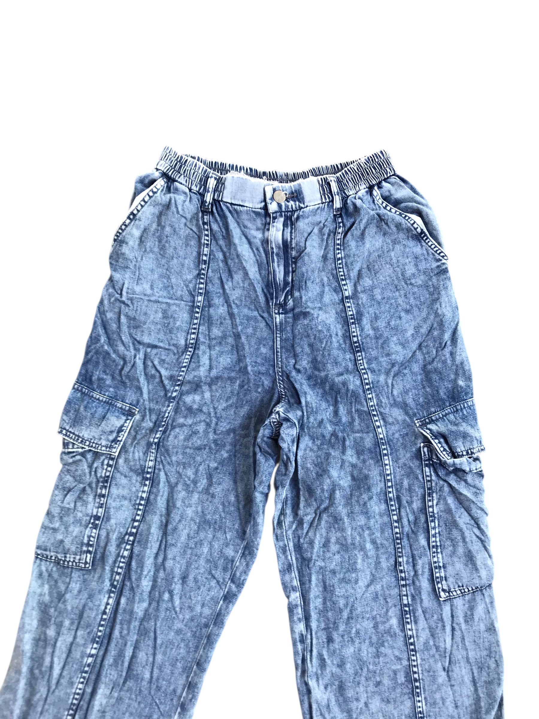 GU Flare Vintage GU Distressed Denim Pants-Size 28 Size US 28 / EU 44 - 2 Thumbnail