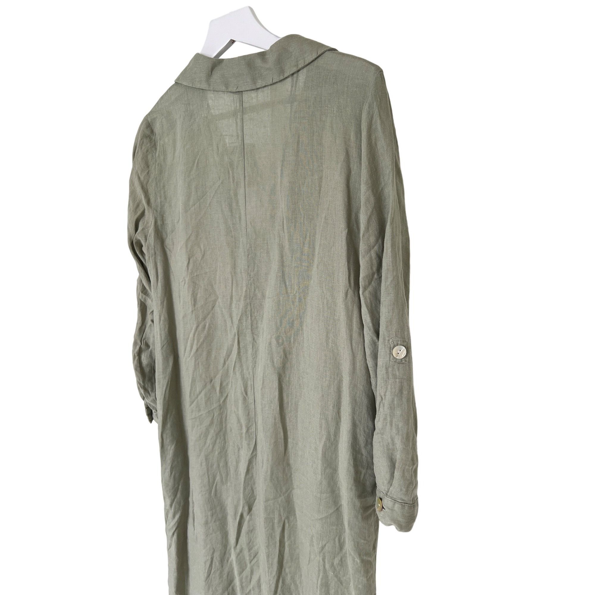 Zara Zara Linen Button Up Tunic Size XS / US 0-2 / IT 36-38 - 4 Thumbnail