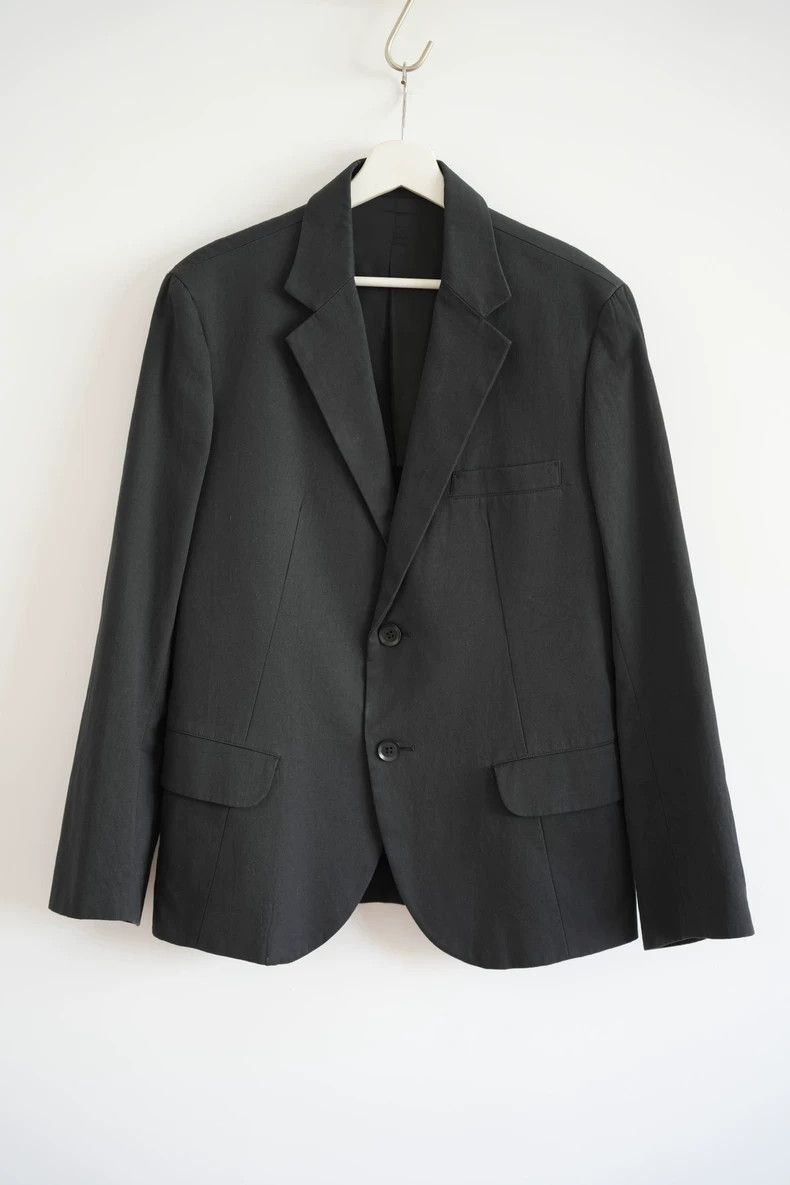 Yohji Yamamoto Yohji Yamamoto Yohji Yamamoto Short Black Sleeve Suit Jack Size US M / EU 48-50 / 2 - 1 Thumbnail