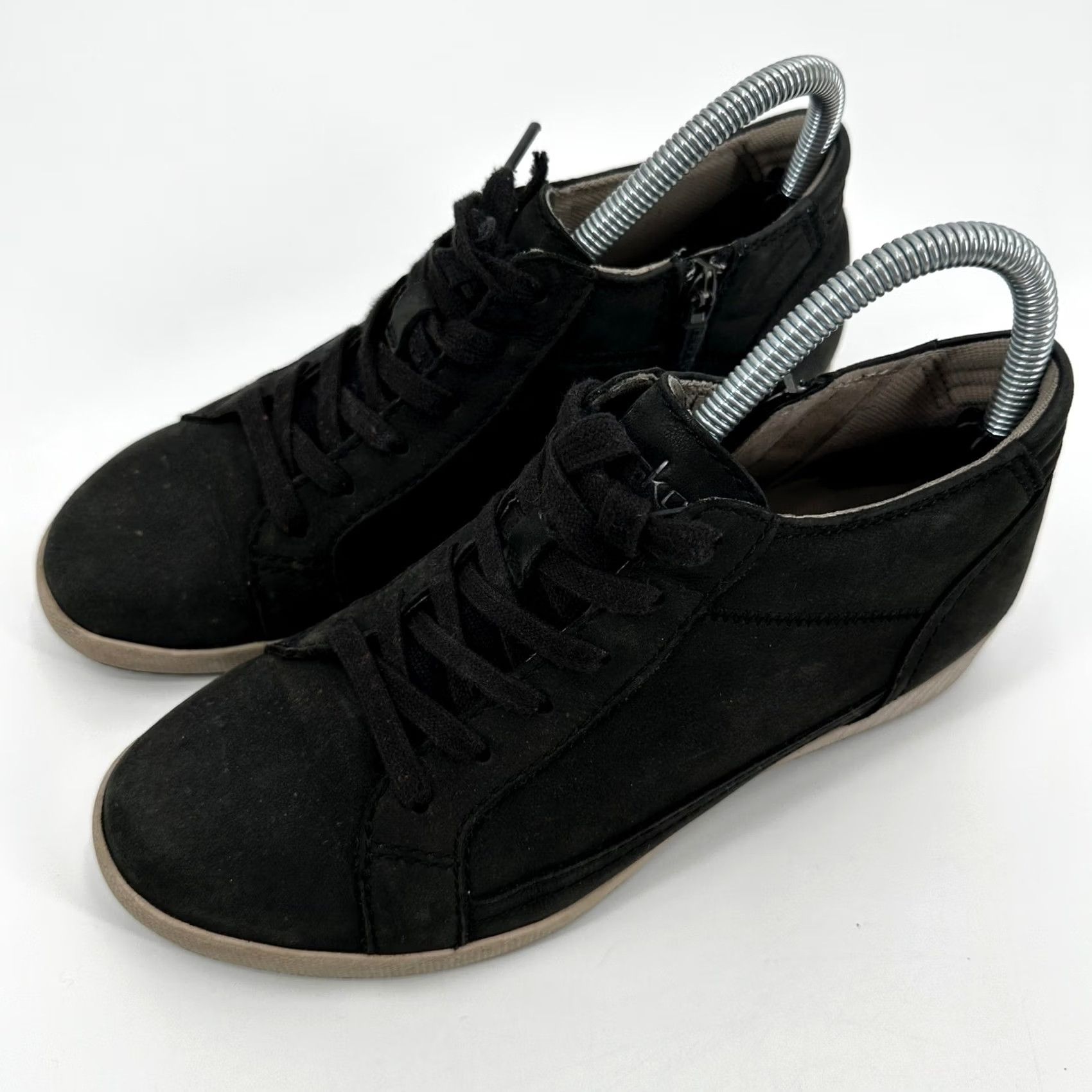 Dansko Dansko Black Nubuck Leather High Top Sneakers Round Toe Size 36/6 Urban Womens Pants? Size M / US 6-8 / IT 42-44 - 2 Thumbnail