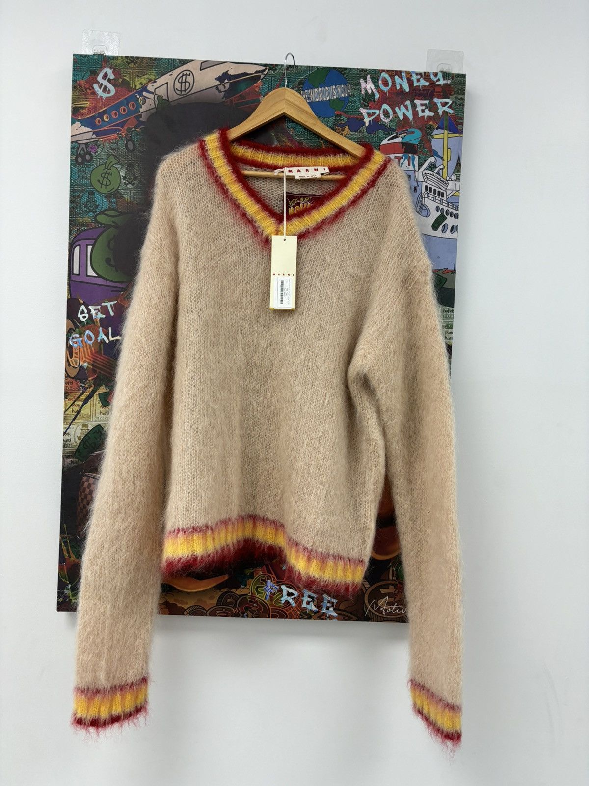 Marni Marni mohair crewneck large Size US L / EU 52-54 / 3 - 1 Thumbnail