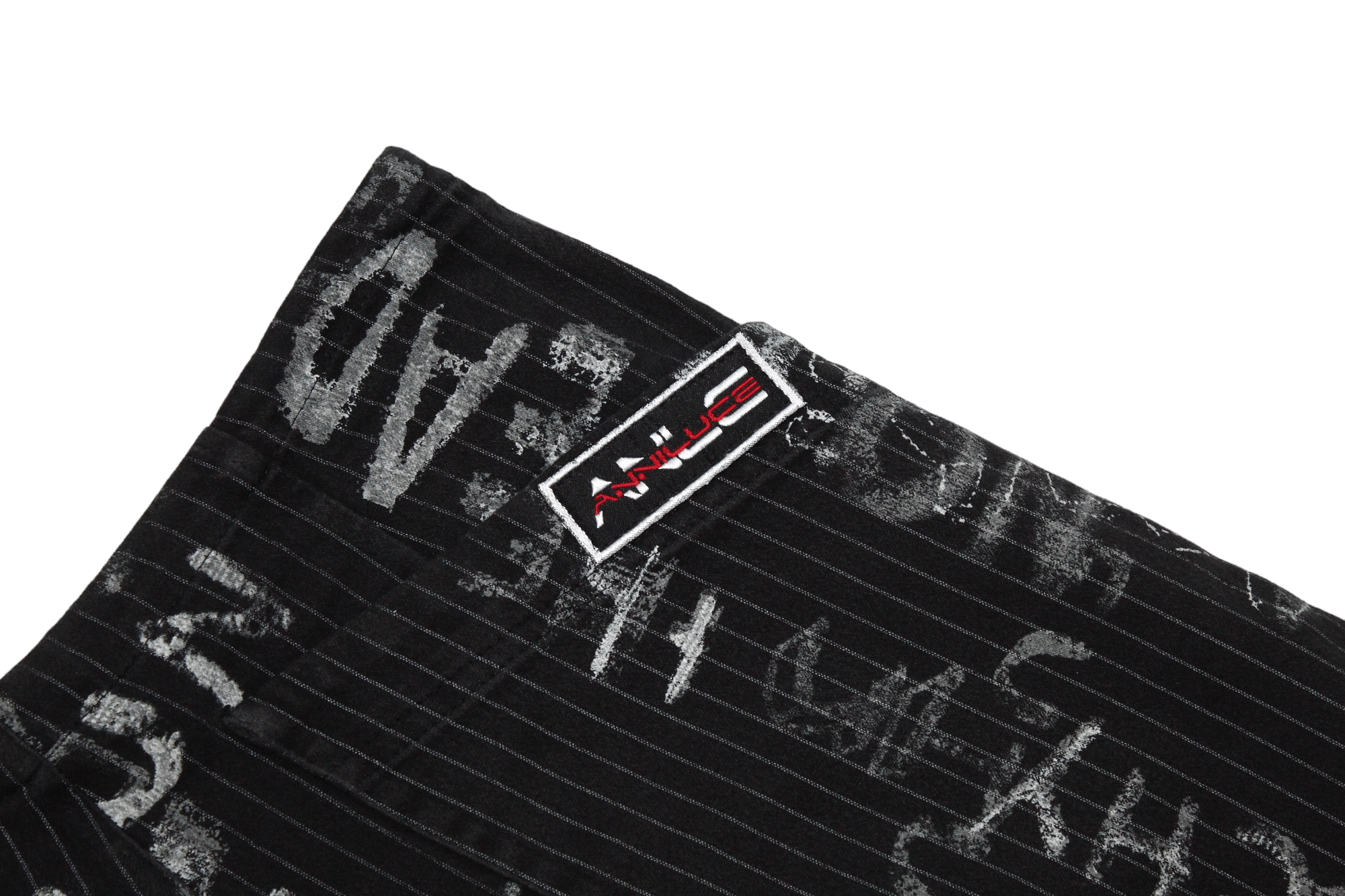 If Six Was Nine Y2K💥Anniluce Punk Poem design hickory wide leg pants Size US 30 / EU 46 - 8 Thumbnail