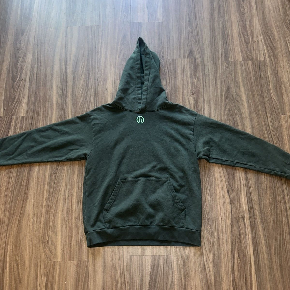 HIDDEN HIDDEN NY Mini Logo Hoodie Dark Green FW22 - Size M Size US M / EU 48-50 / 2 - 2 Thumbnail