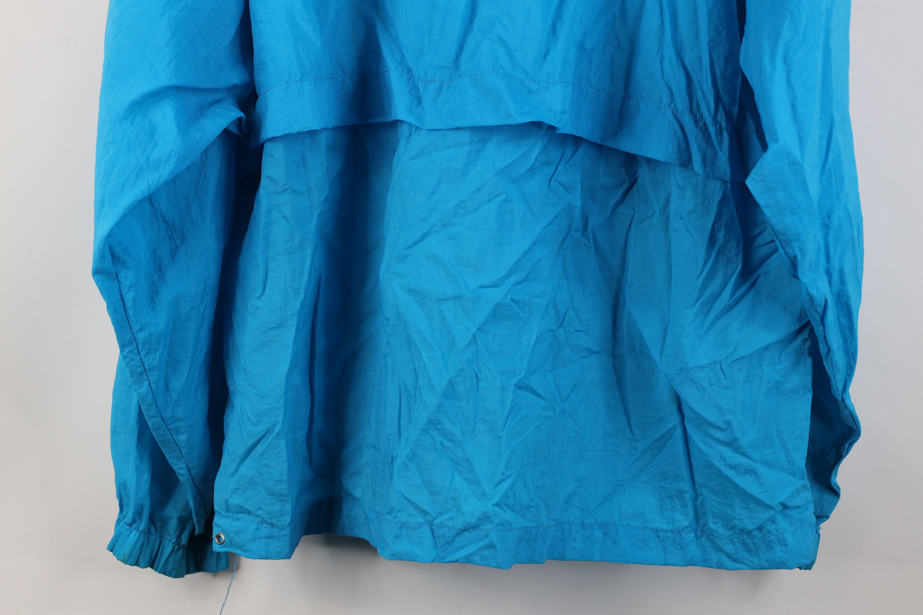 Reebok Vintage 90s Reebok Spell Out Hooded Windbreaker Jacket Size L / US 10 / IT 46 - 17 Thumbnail