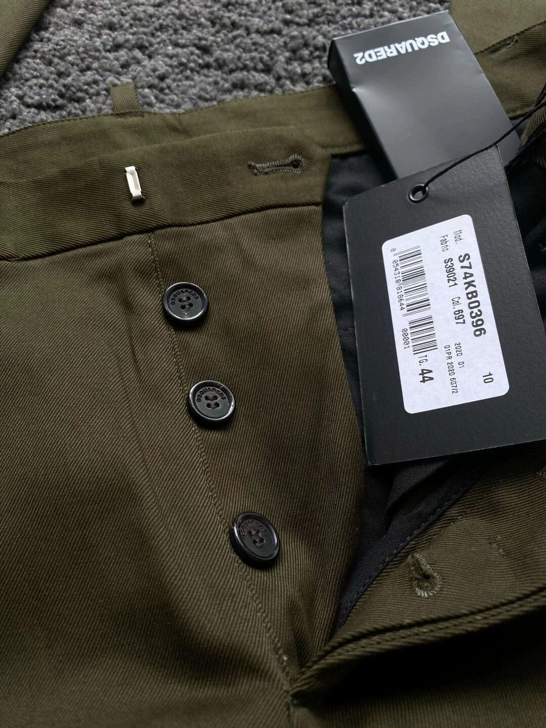 Dsquared2 Dsquared2 20SS Cool Guy Deep Green Slim Straight Pants Size US 28 / EU 44 - 3 Thumbnail