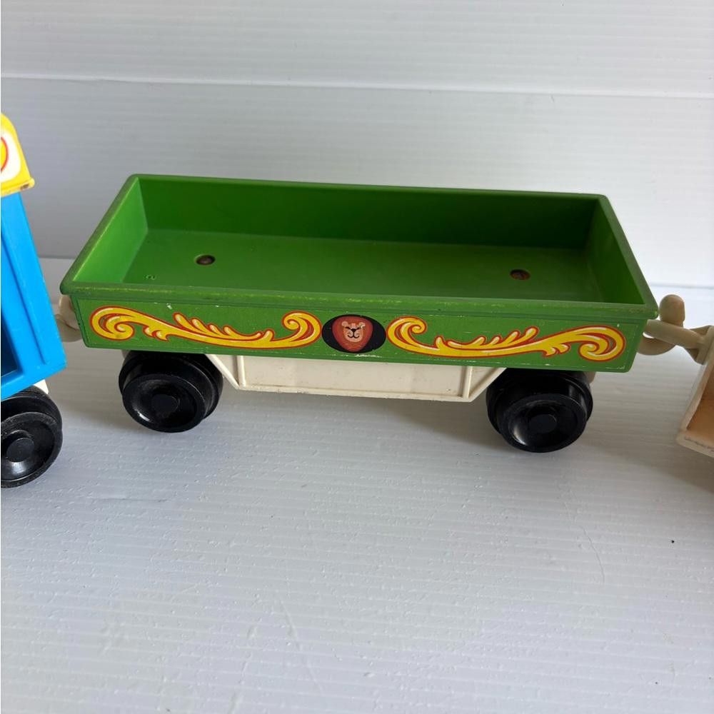 Designer Vintage 1973 Fisher Price Circus Train with 3 Cars Size ONE SIZE - 3 Thumbnail