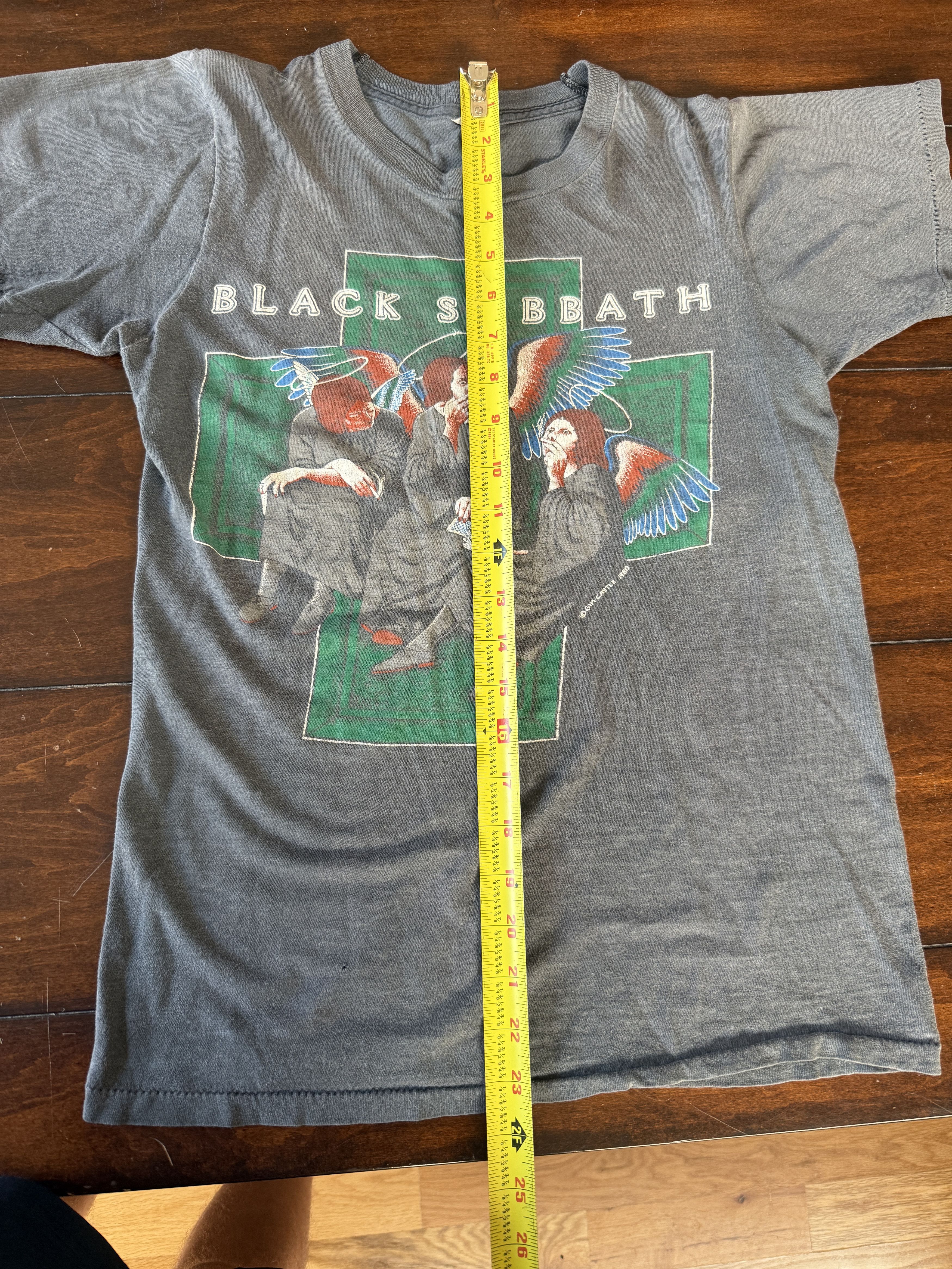 Black Sabbath RARE Vintage 1980 Black Sabbath Tour T-Shirt – Original Size US S / EU 44-46 / 1 - 8 Thumbnail