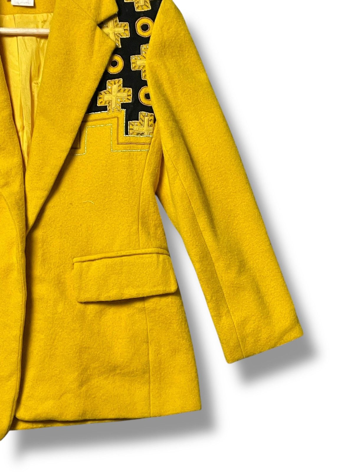 Designer × Vintage Vezace Wool + Viscose Outerwear Blazer (45) Size US XS / EU 42 / 0 - 3 Thumbnail