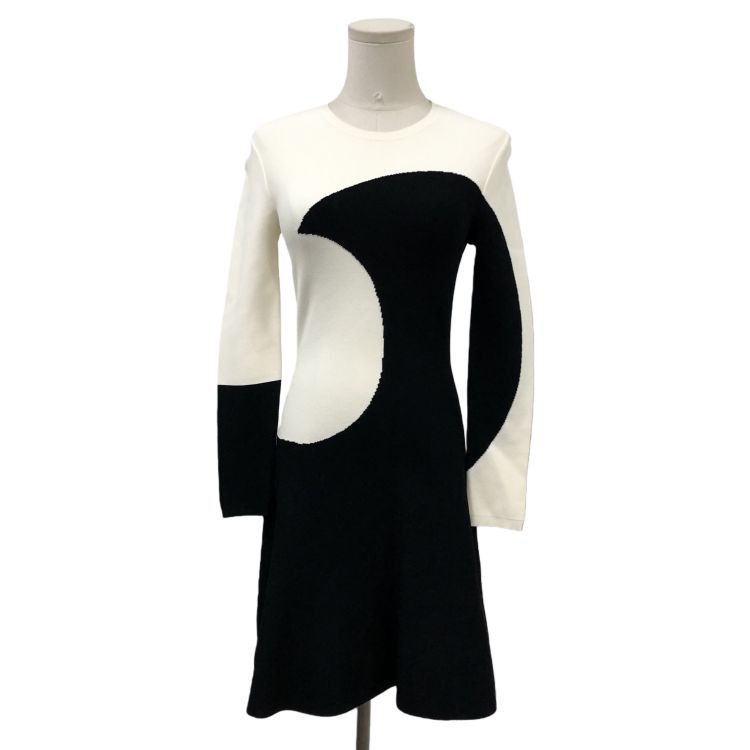 Valentino Valentino Colorblock Knit Midi Dress Size S Size S / US 4 / IT 40 - 1 Thumbnail