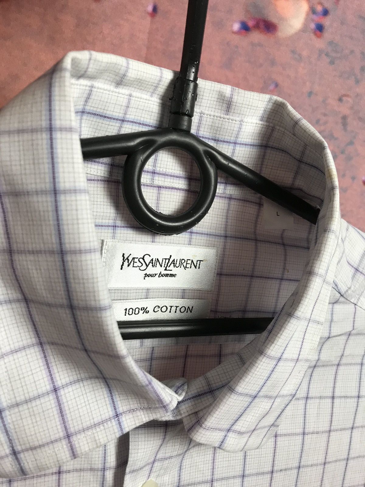 Yves Saint Laurent YSL Yves Saint Laurent luxury shirt Size US L / EU 52-54 / 3 - 3 Thumbnail
