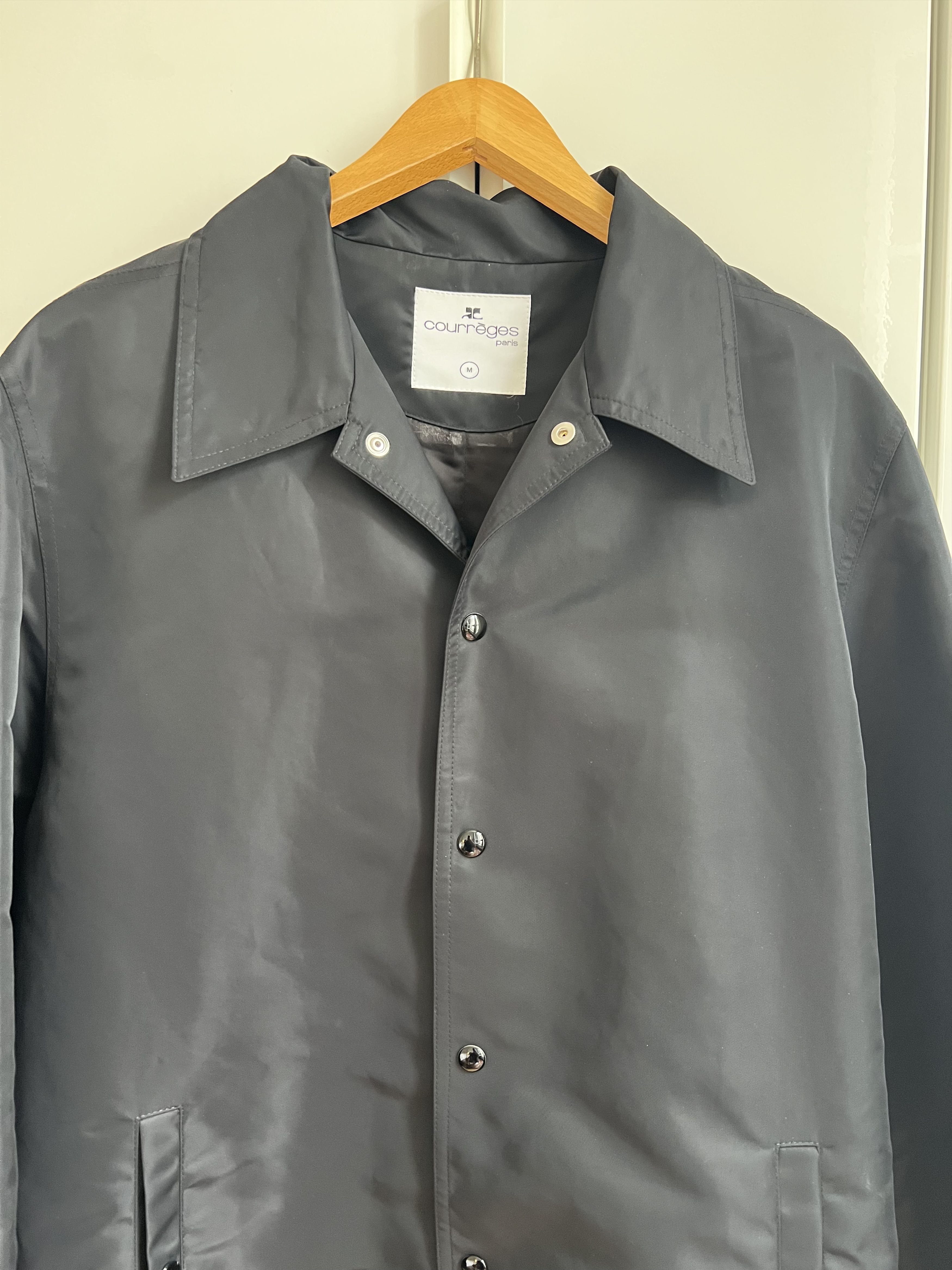 Courreges COURREGES NYLON LONG JACKET Size US M / EU 48-50 / 2 - 2 Thumbnail