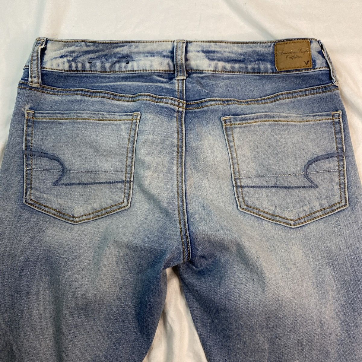 American Eagle Outfitters American Eagle Women's Jeggings Ripped Distressed Jeans Sz 8 Size 30" / US 8 / IT 44 - 5 Thumbnail