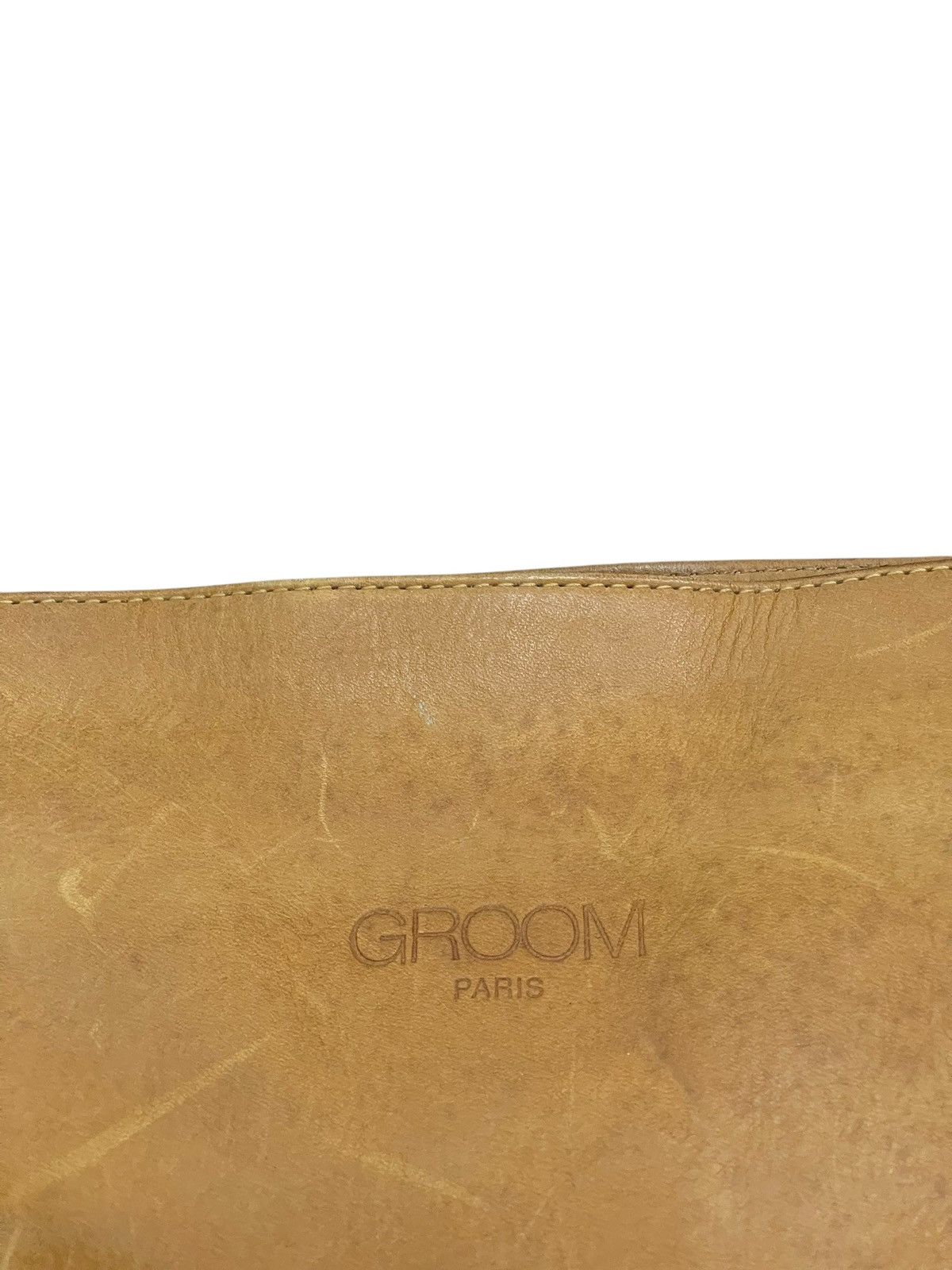 Genuine Leather Full Leather Patina Groom Paris Shoulder Bag 1🟩4 Size ONE SIZE - 12 Thumbnail